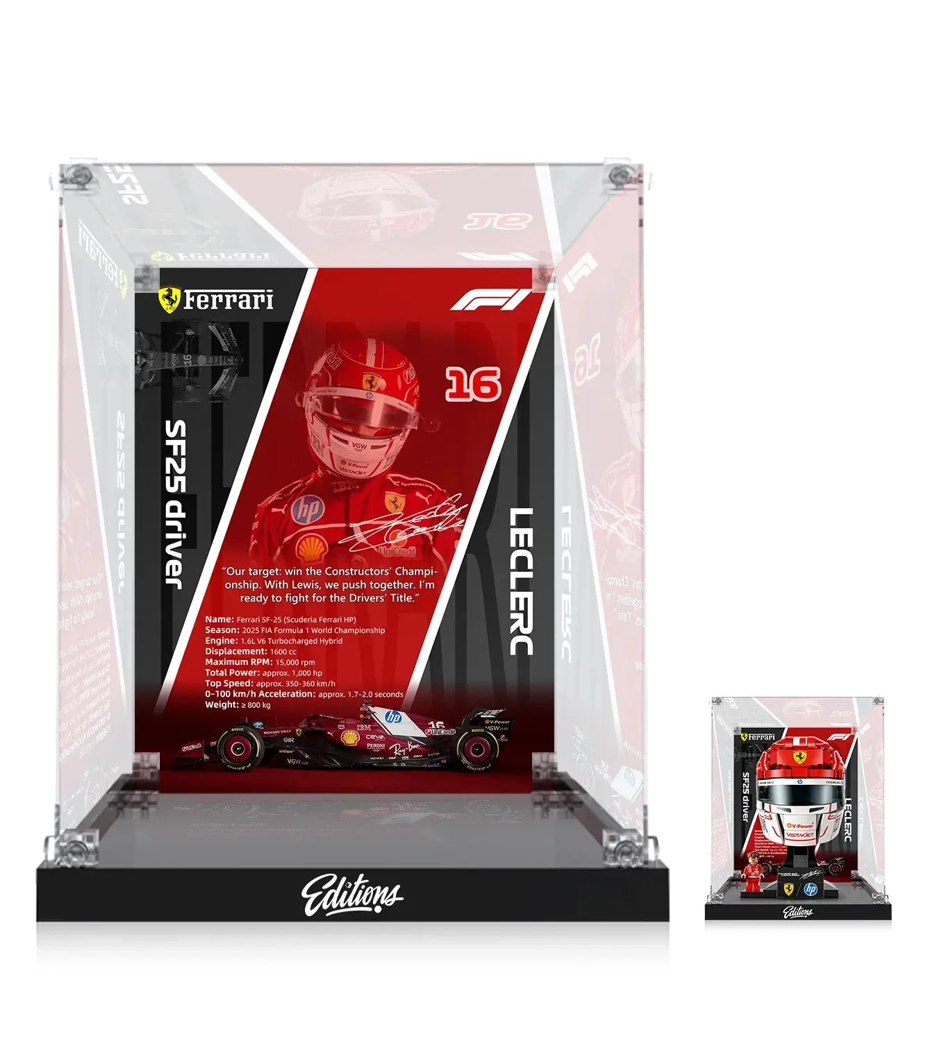 Eksponavimo dėžė, suderinama su LEGO šalmais 43024/43014/43017/43022/43023/75458/11373/75351/75328/75429/75304/75274 — 21