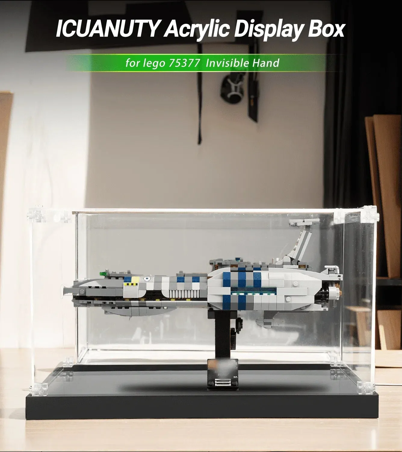 Display Case for LEGO Star Wars Invisible Hand 75377 — 2