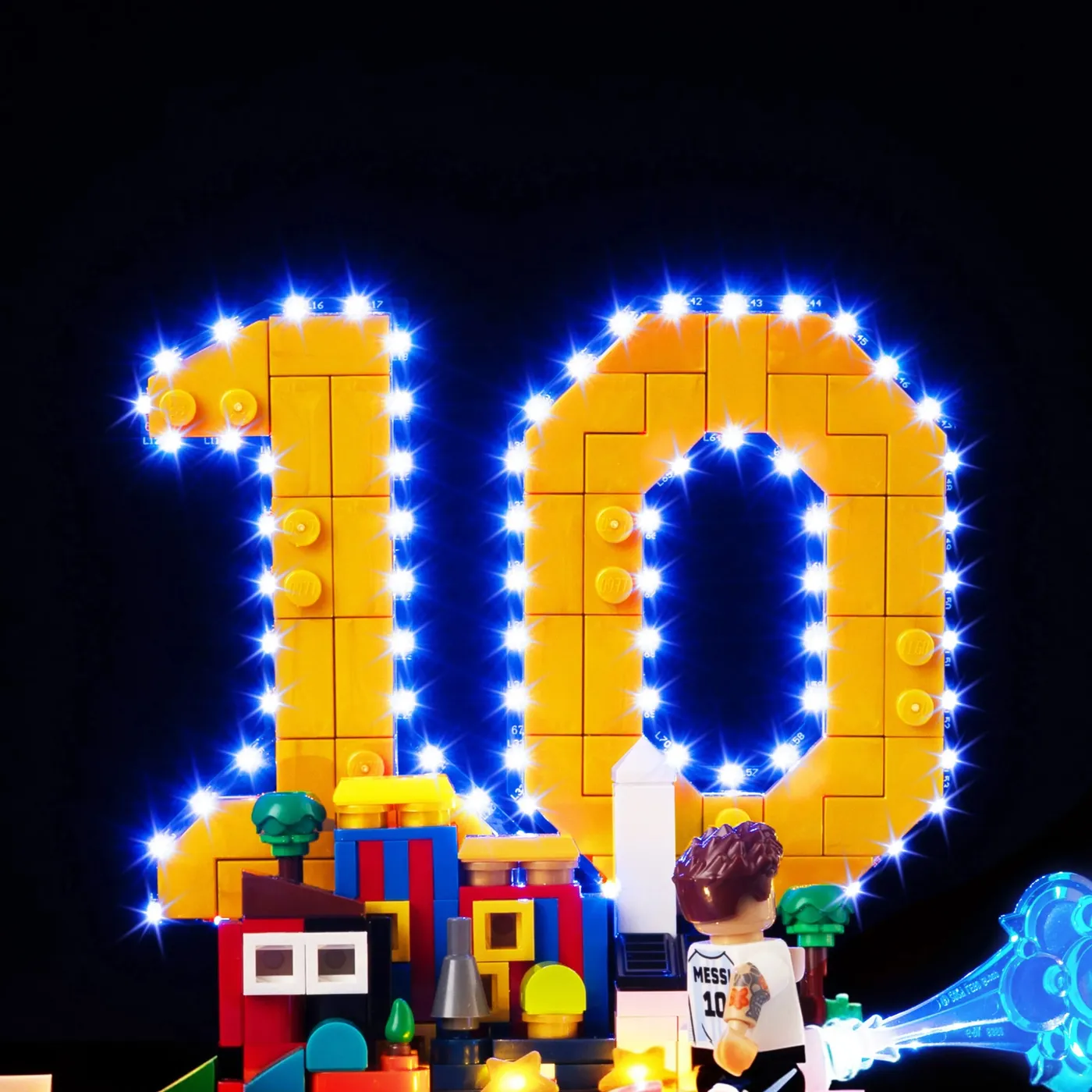 Premium Light Kit Compatible with LEGO® Editions Lionel Messi – Soccer Highlights 43011 — 24
