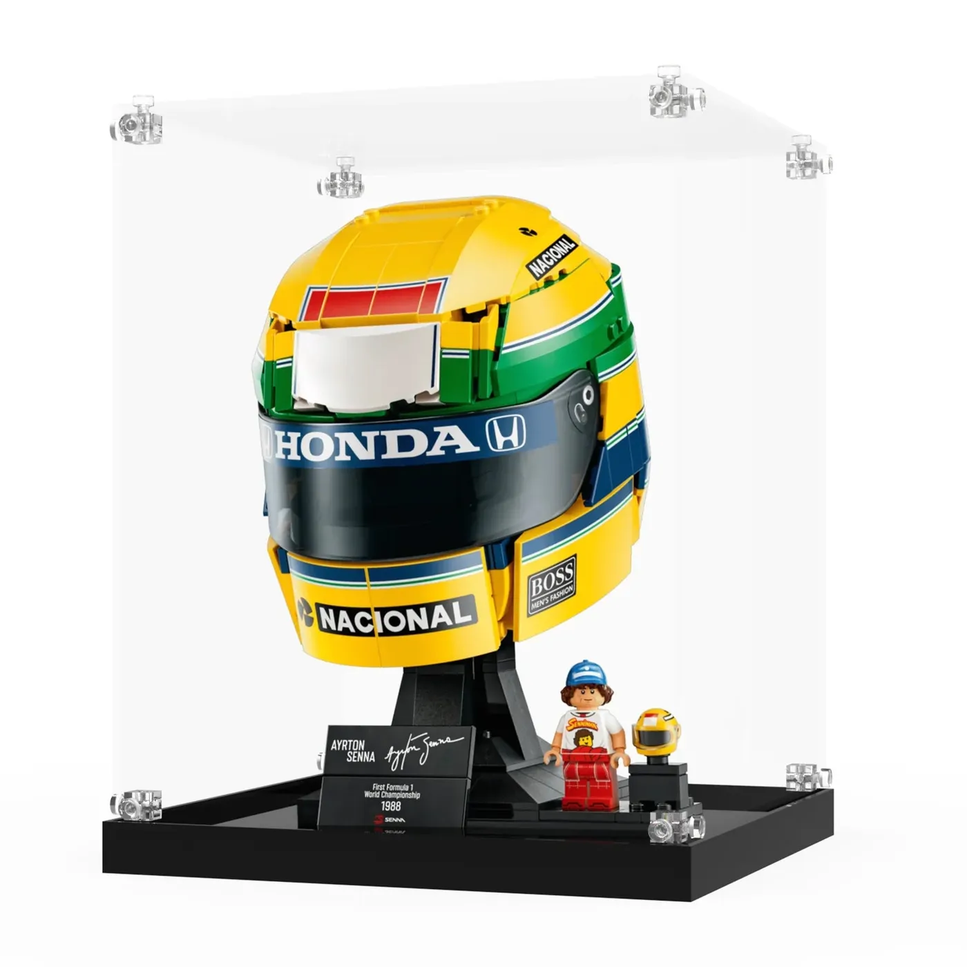 Vitrine für LEGO® Editions Ayrton Senna Helmet 43024 — 14