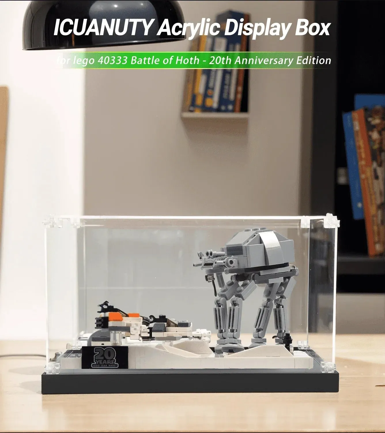 Vitrine für LEGO Battle of Hoth - 20th Anniversary Edition 40333 — 3