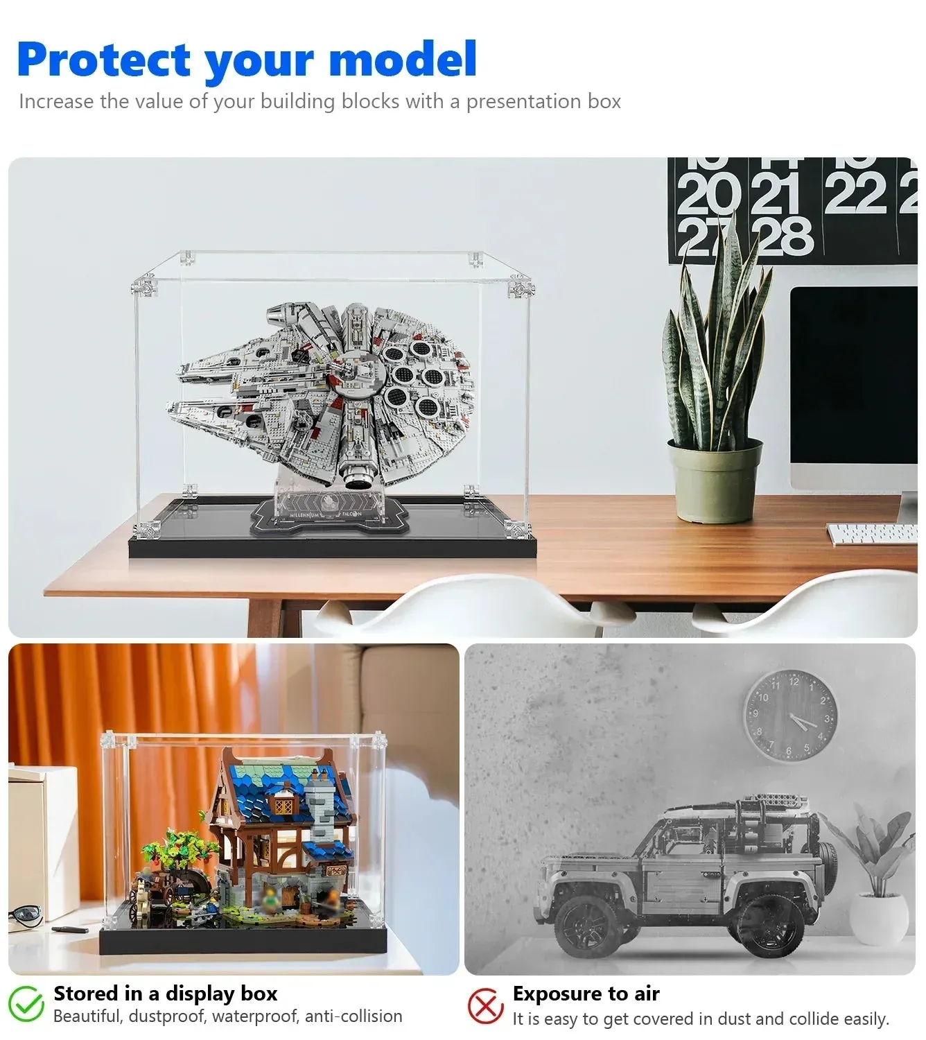 Premium-Acrylvitrine für LEGO® Star Wars™ Millennium Falcon™ (75192) — 13