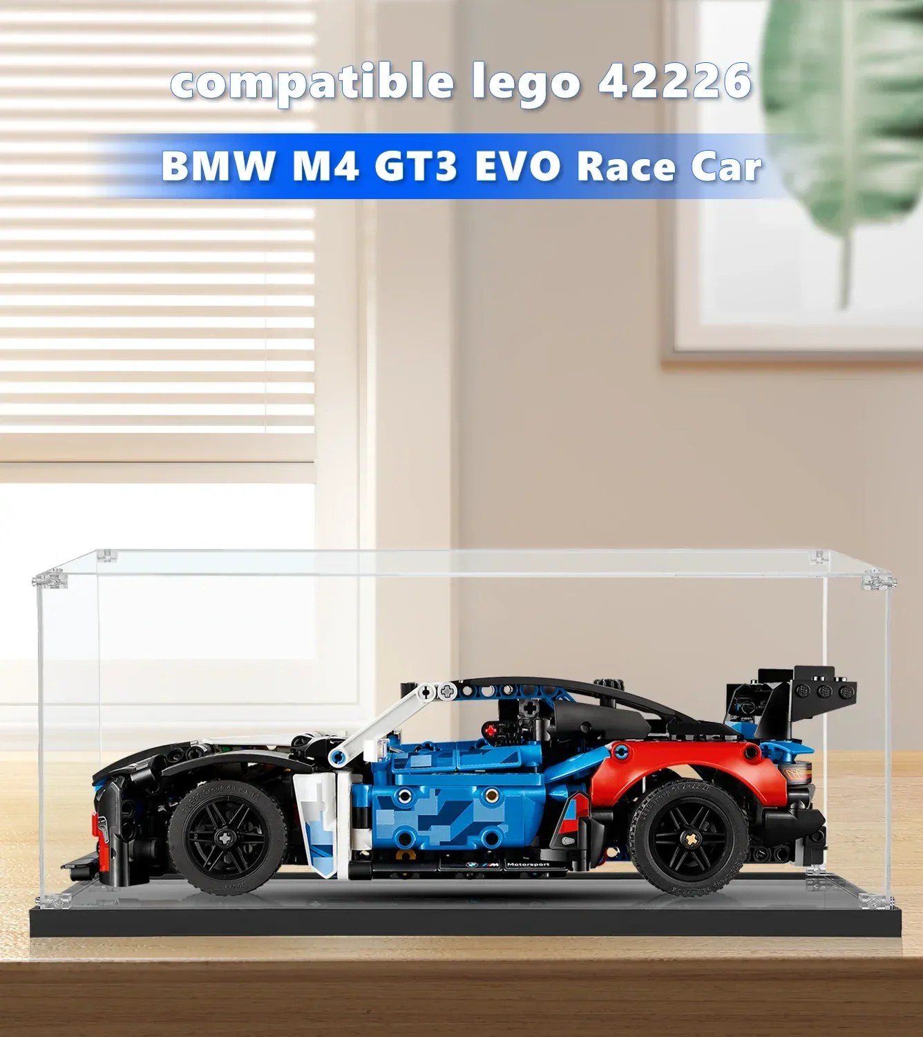 Premium eksponavimo dėžė, suderinama su LEGO Technic BMW M4 GT3 EVO Race Car 42226 — 4