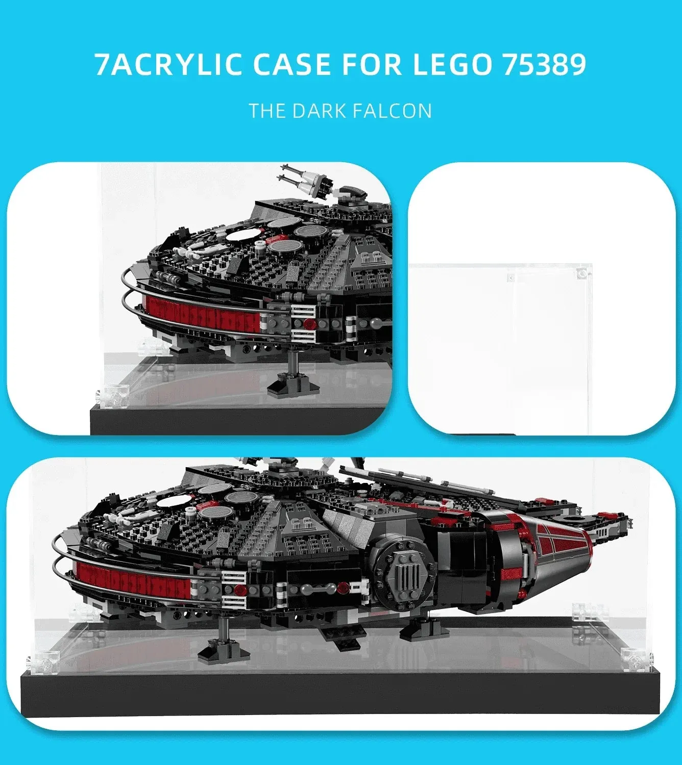 Vitrine für LEGO Star Wars The Dark Falcon 75389 — 4