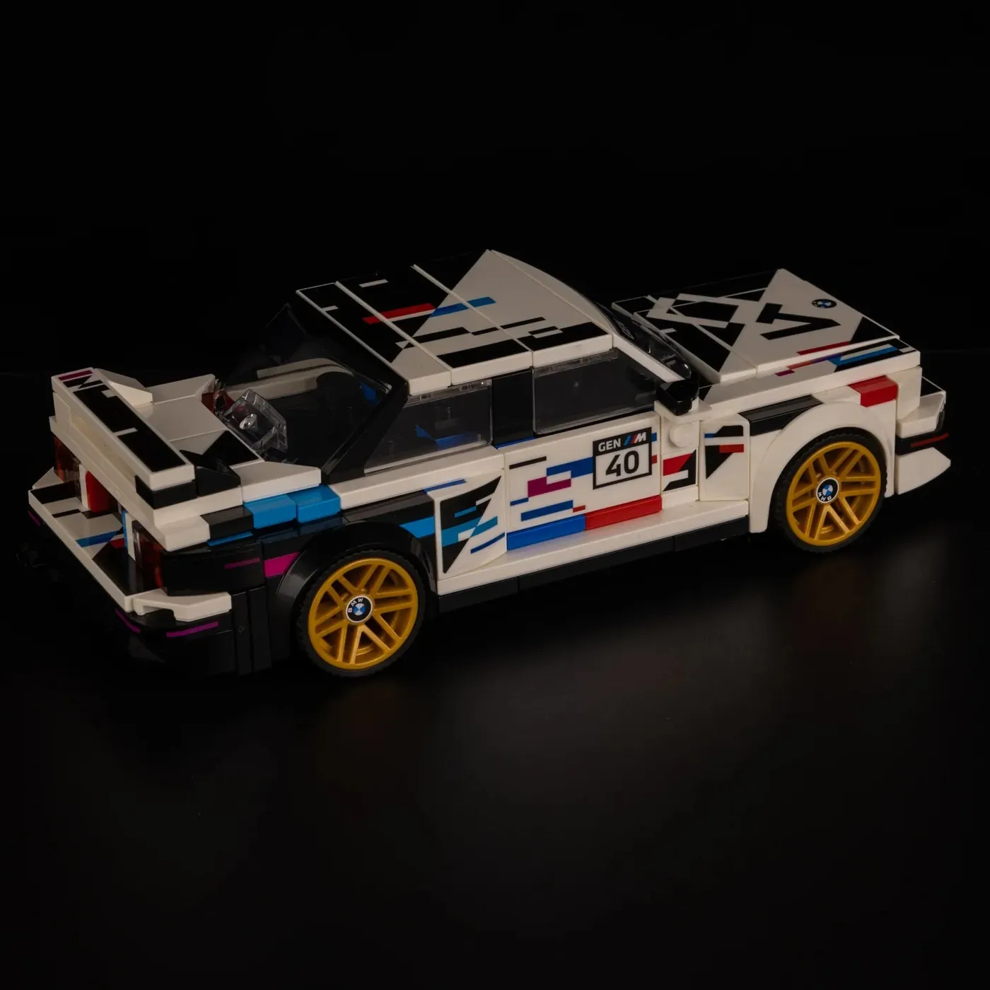 Premium-belysningskit kompatibelt med LEGO® Speed Champions BMW M3 (E30) 77263 — 10
