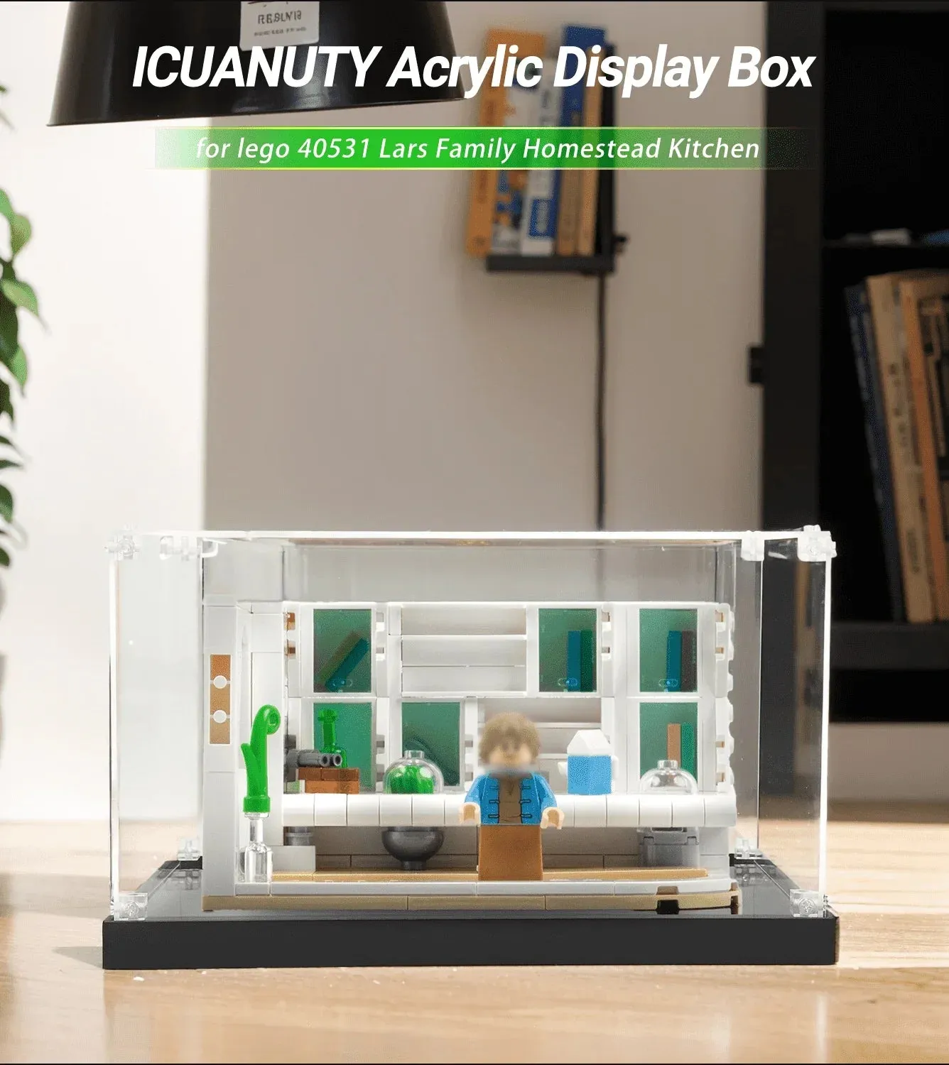 Gablota ekspozycyjna do LEGO Star Wars Lars Family Homestead Kitchen 40531 — 2