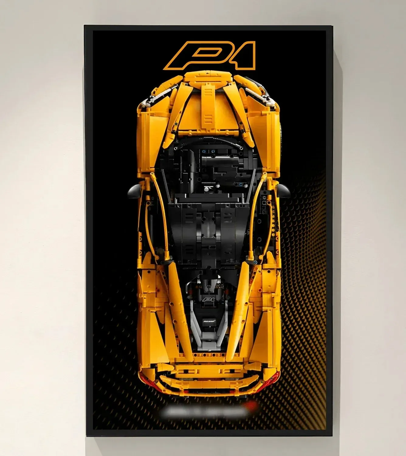 Wand-Displayrahmen für Lego Technic McLaren P1 42172 — 4