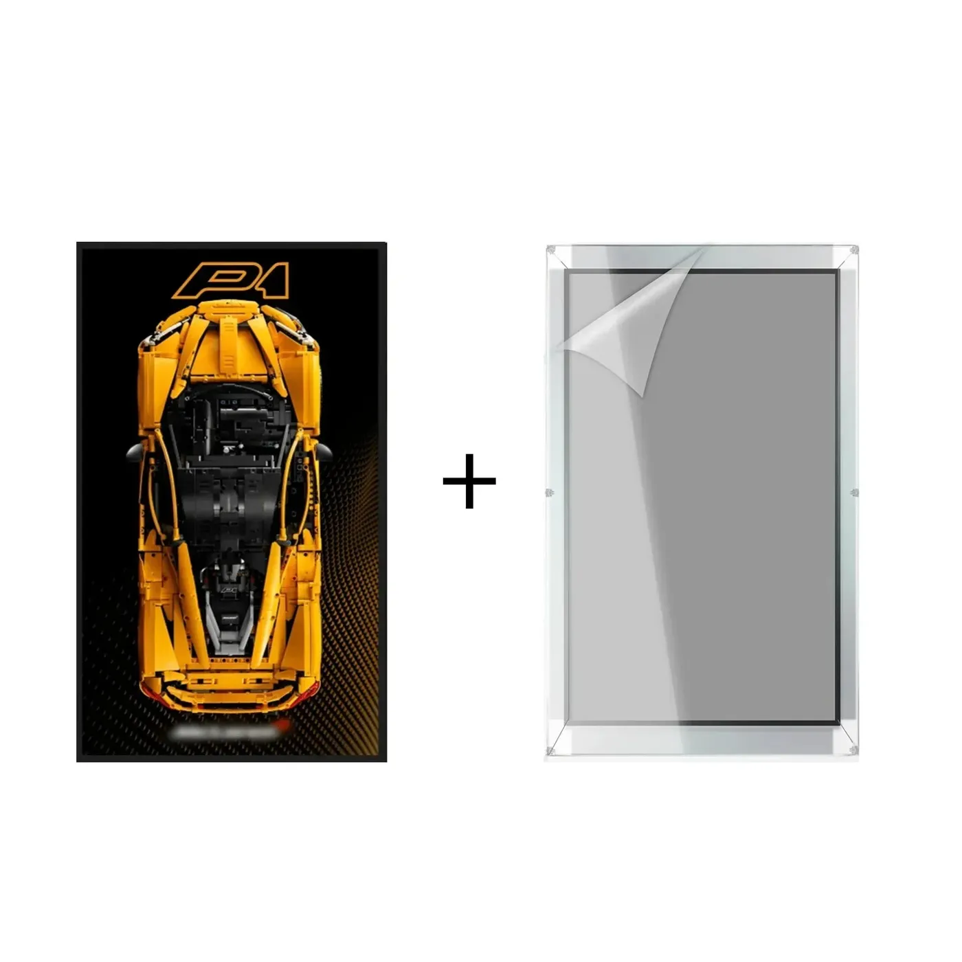 Wand-Displayrahmen für Lego Technic McLaren P1 42172 — 16