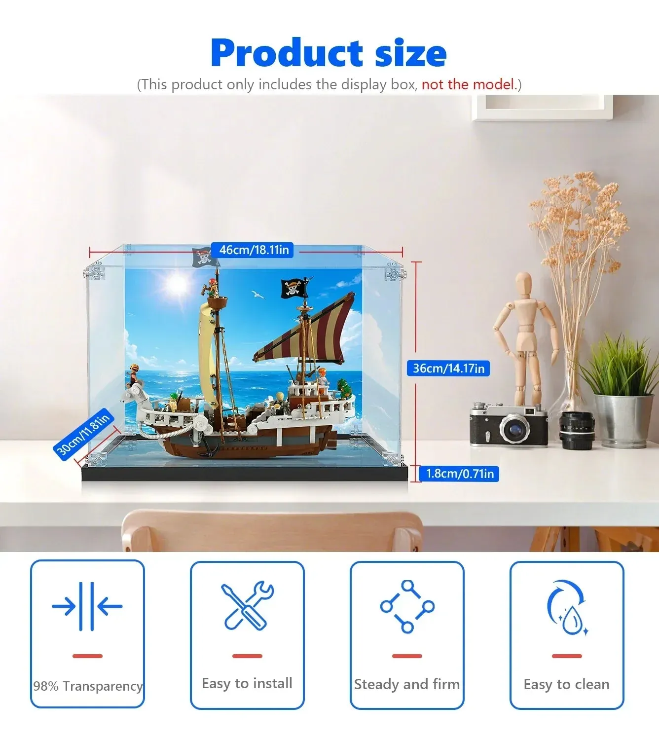 Eksponavimo dėžė LEGO® One Piece The Going Merry Pirate Ship 75639 — 13