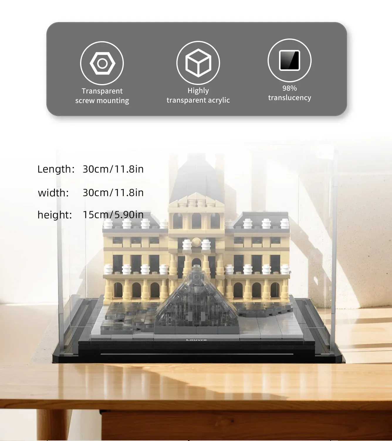 Montrar för Lego Architecture Louvre 21024 — 4