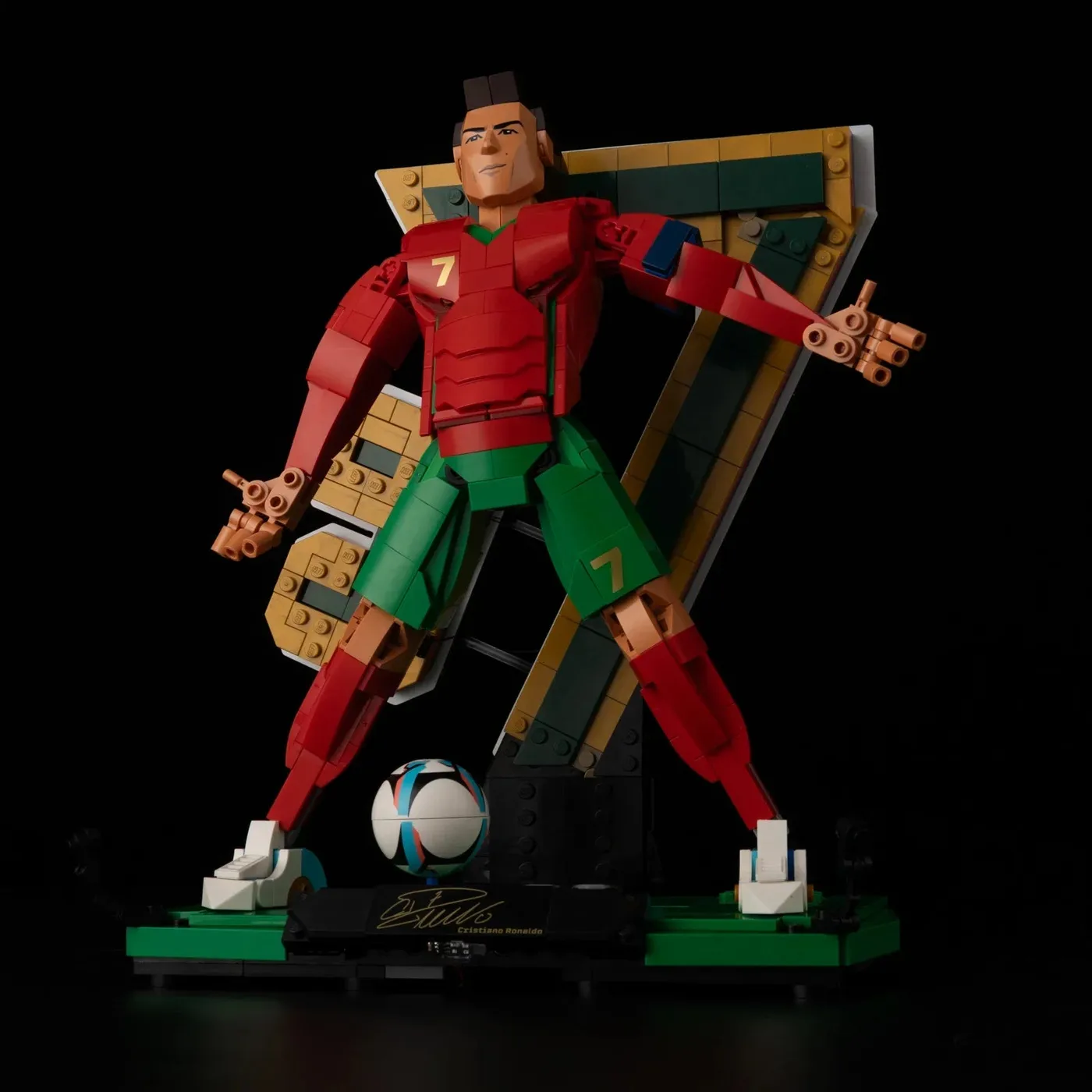 Premium apšvietimo rinkinys, suderinamas su LEGO® Editions Cristiano Ronaldo – Soccer Legend 43016 — 13