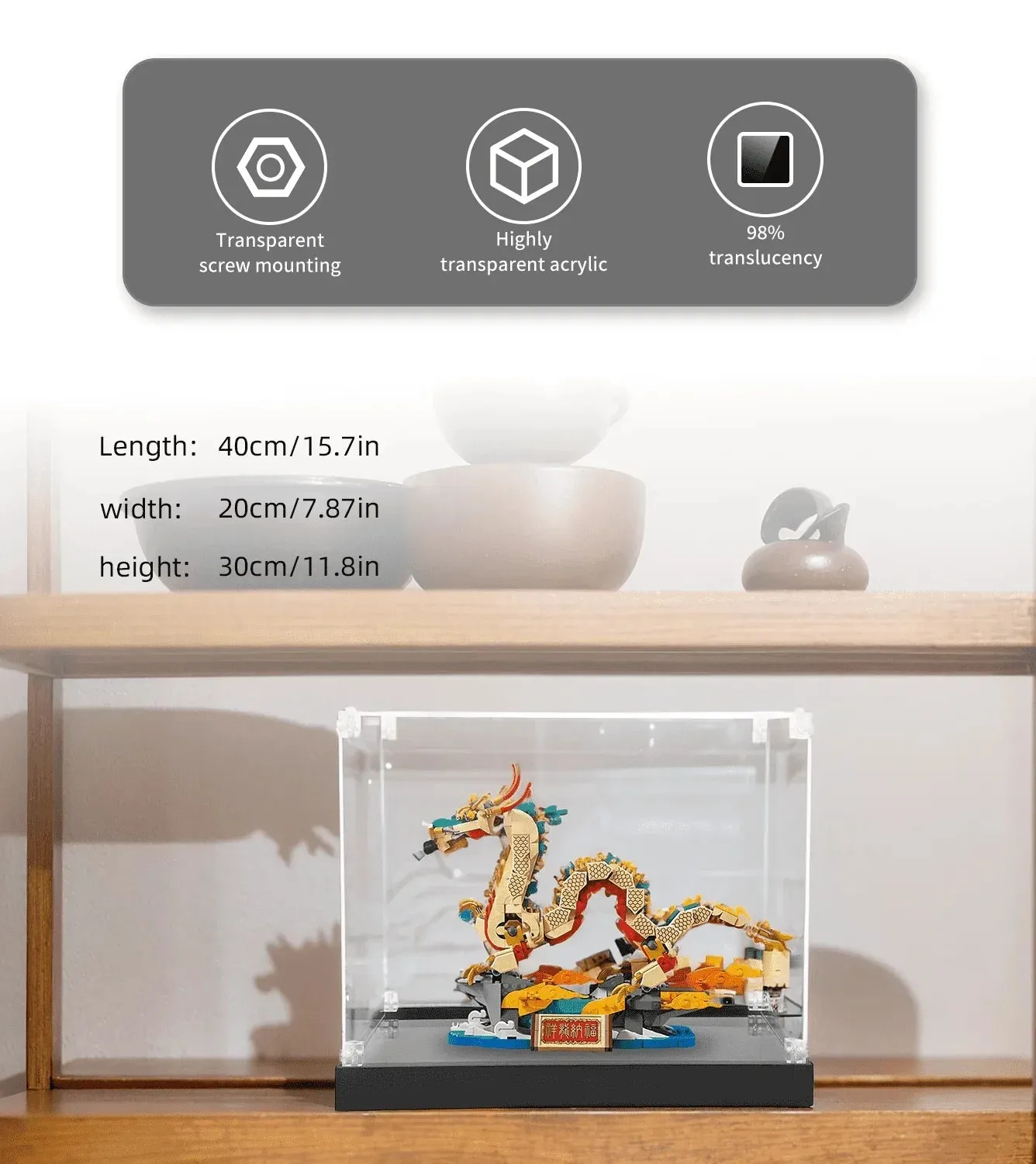 Eksponavimo dėžė Lego Auspicious Dragon 80112 — 6