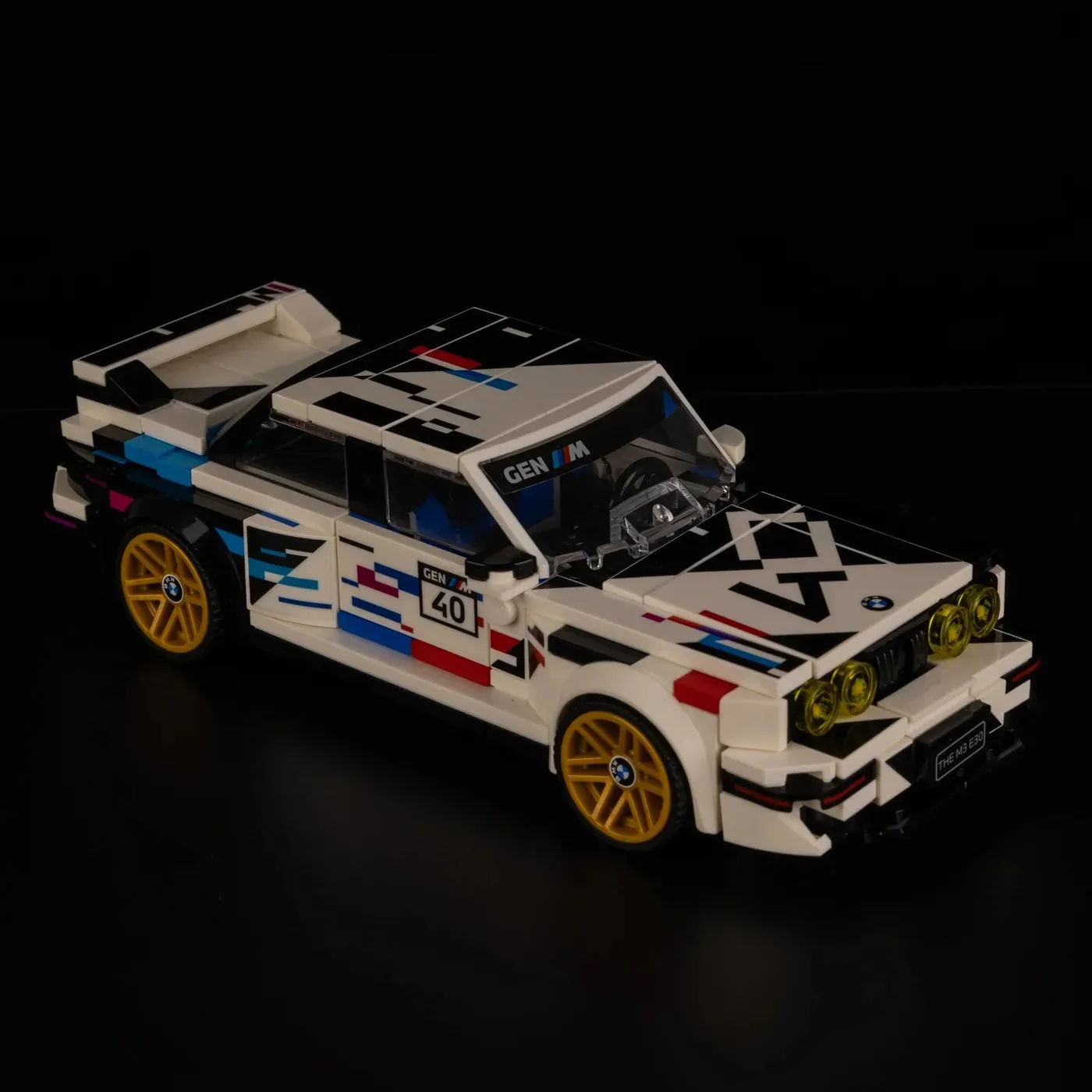 Premium-belysningskit kompatibelt med LEGO® Speed Champions BMW M3 (E30) 77263 — 8