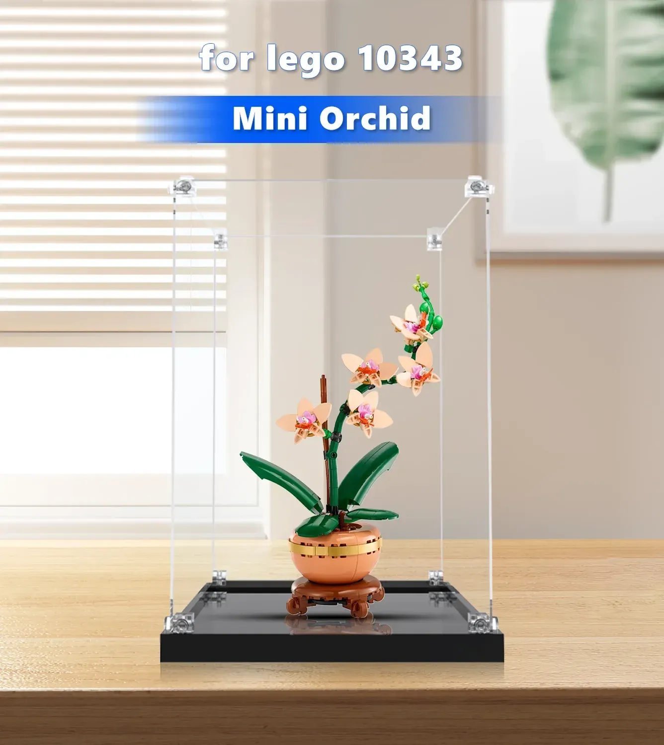 Gablota ekspozycyjna do LEGO® The Botanical Collection Mini Orchid 10343 — 2