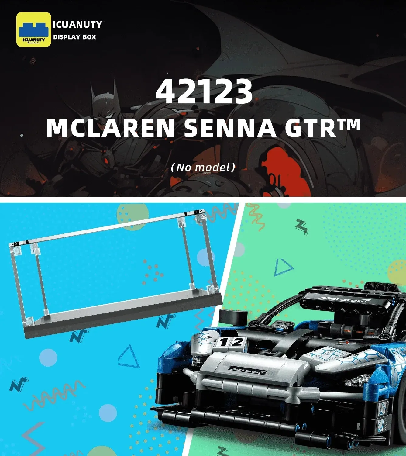 Gablota ekspozycyjna do LEGO Technic McLaren Senna GTR 42123 — 4