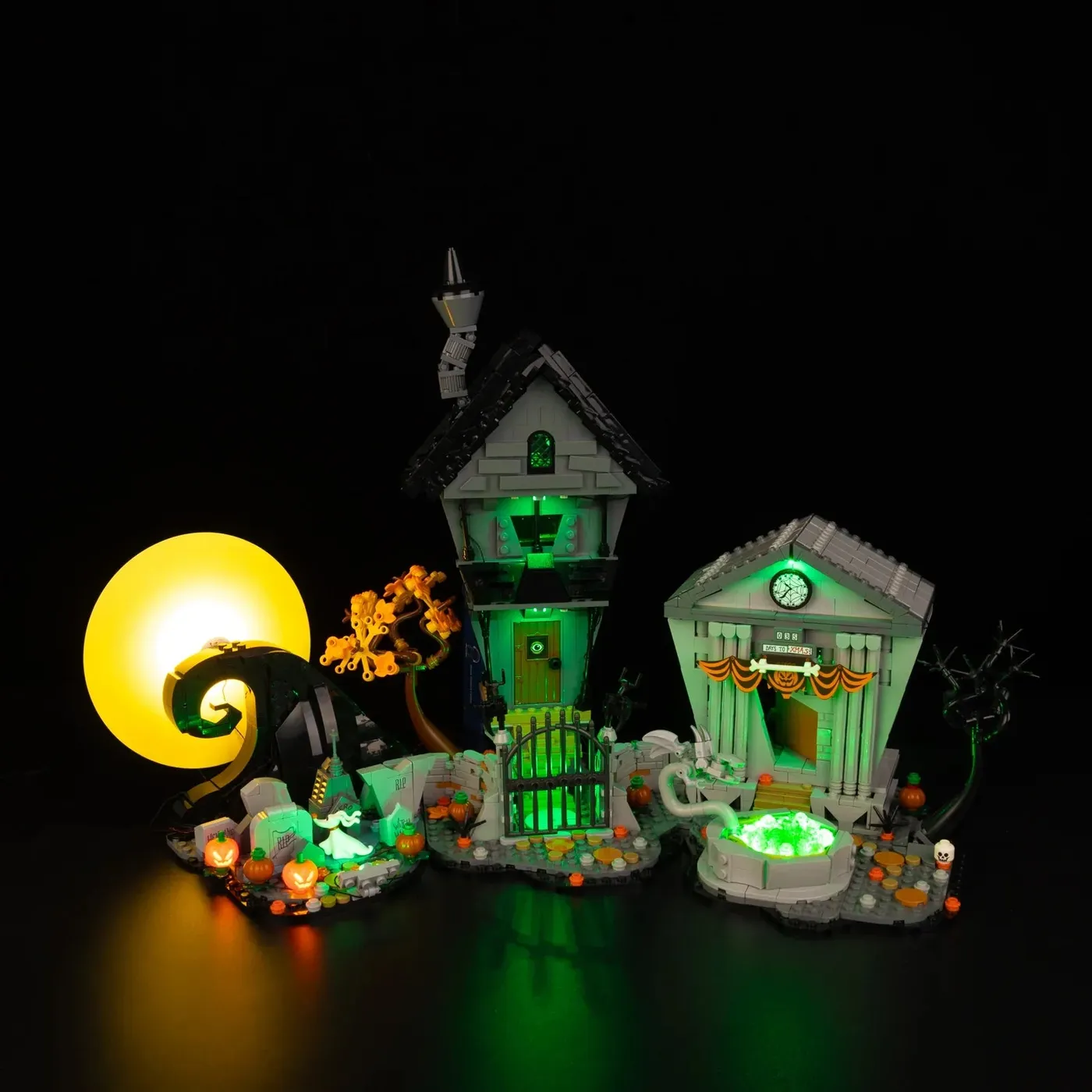 Premium apšvietimo rinkinys, suderinamas su LEGO Ideas Disney Tim Burton's The Nightmare Before Christmas 21351