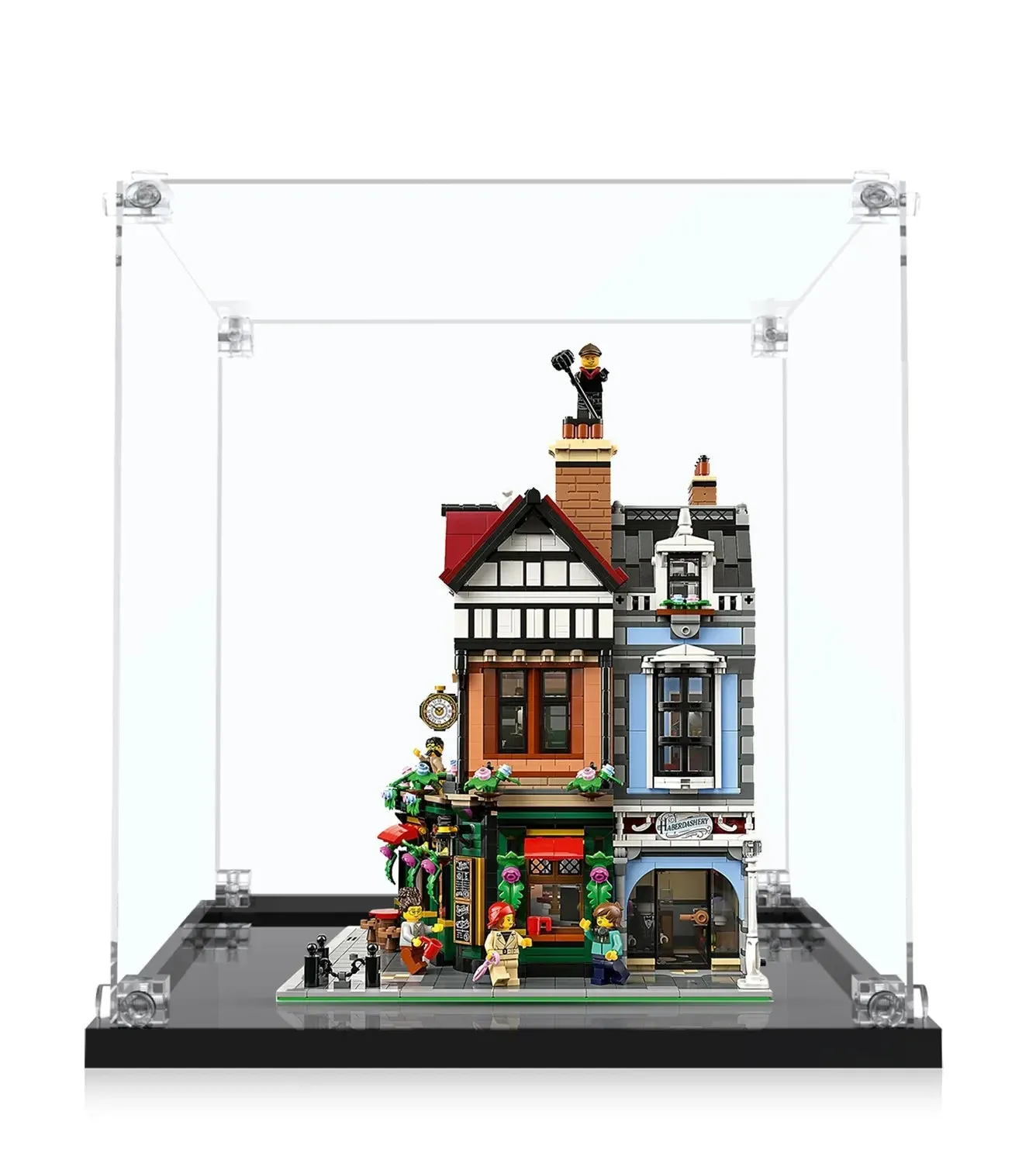 Display case for LEGO® Icons Tudor Corner 10350
