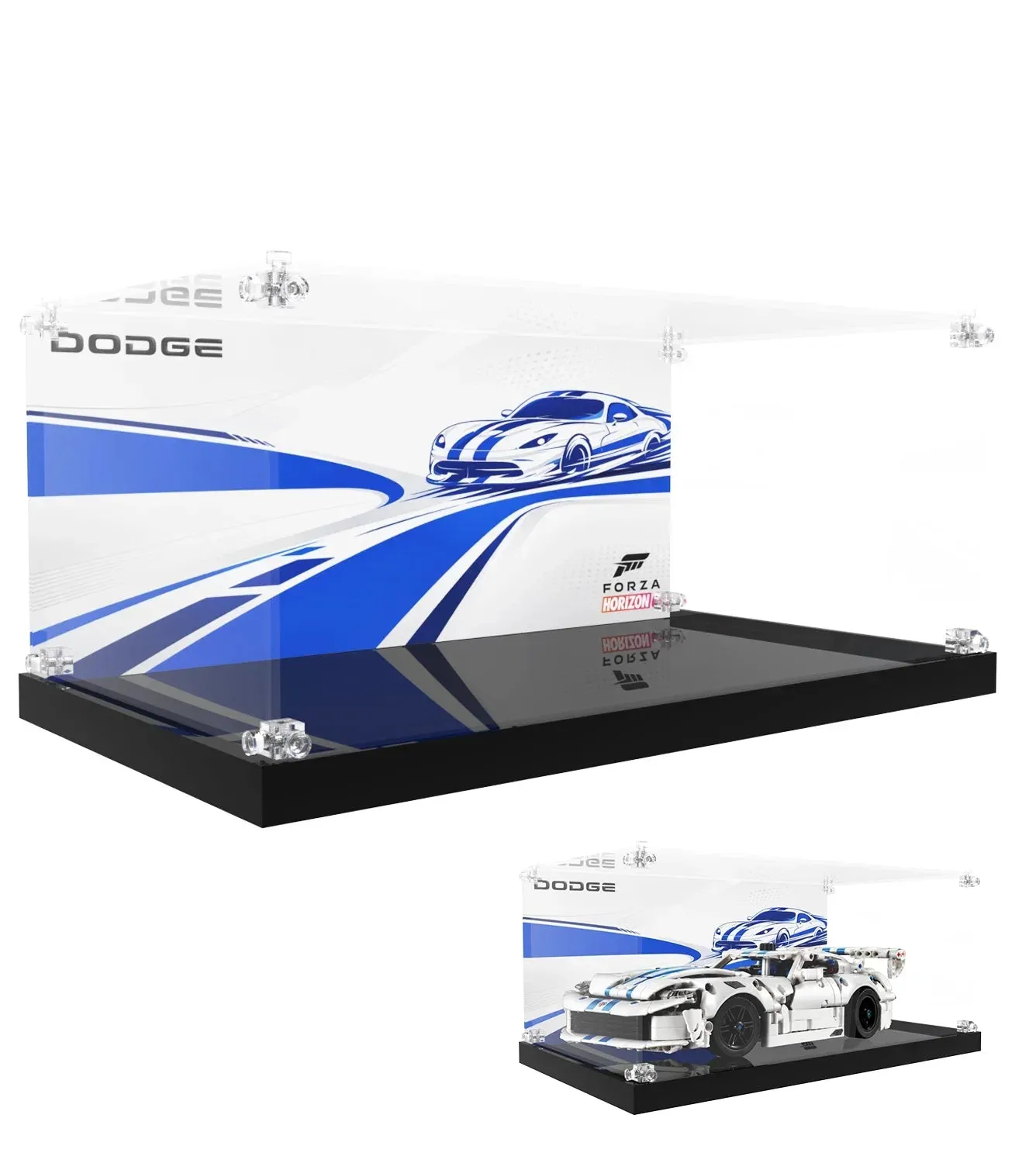 Gablota ekspozycyjna do LEGO Technic™ Dodge Viper GTS-R Sports Car 42234 — 3