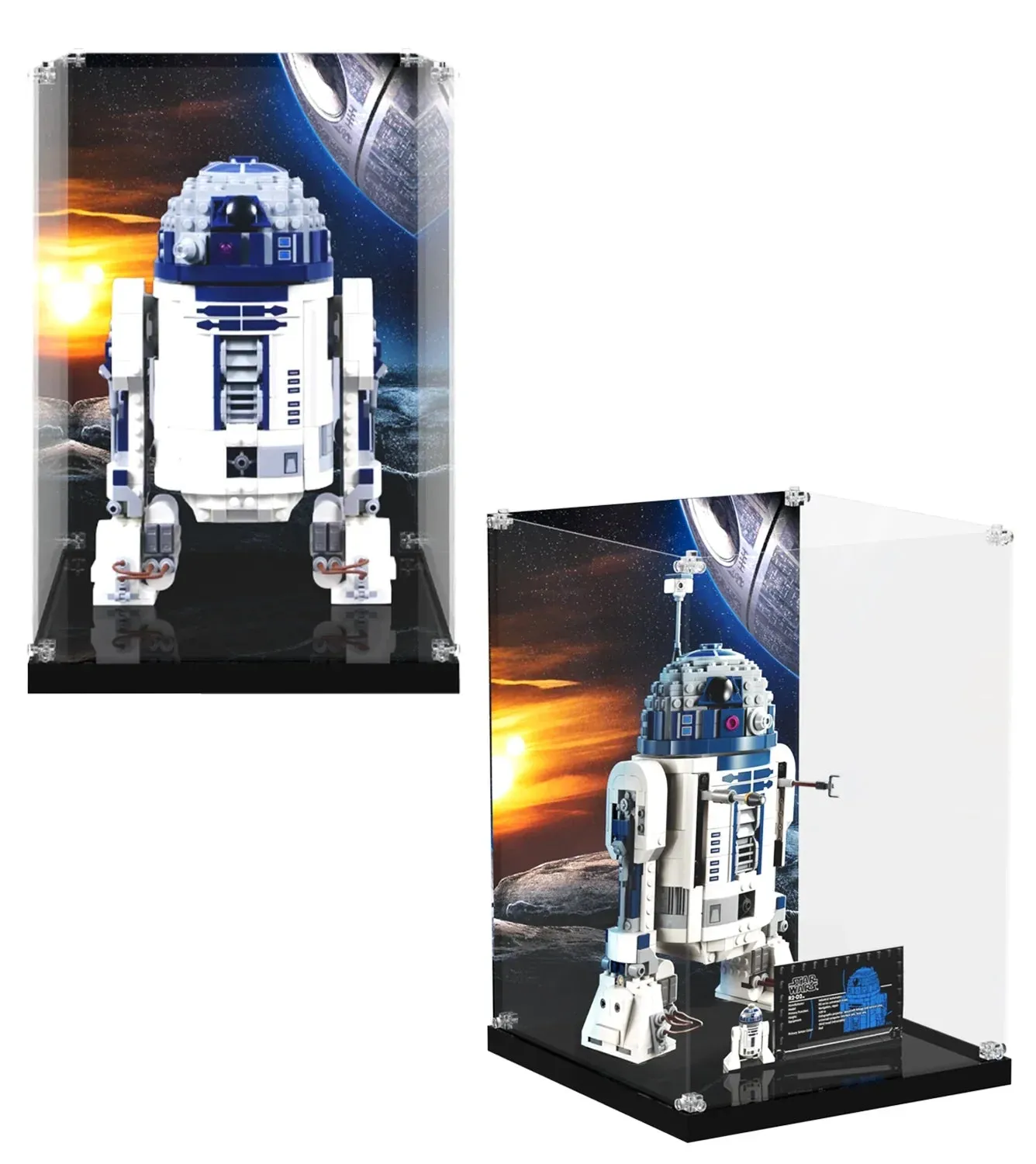 Gablota ekspozycyjna do LEGO Buildable R2-D2 75379 — 9