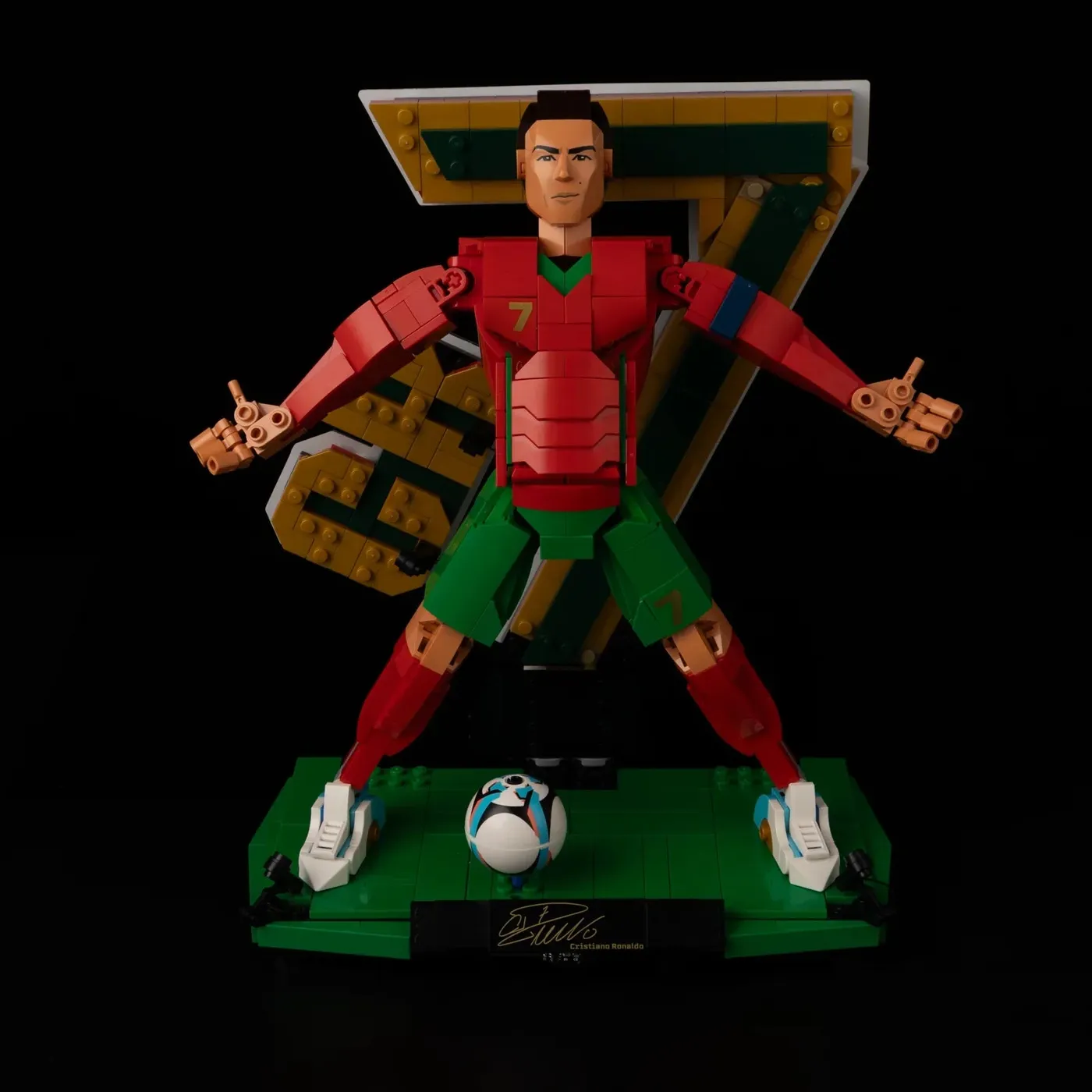 Premium apšvietimo rinkinys, suderinamas su LEGO® Editions Cristiano Ronaldo – Soccer Legend 43016 — 9