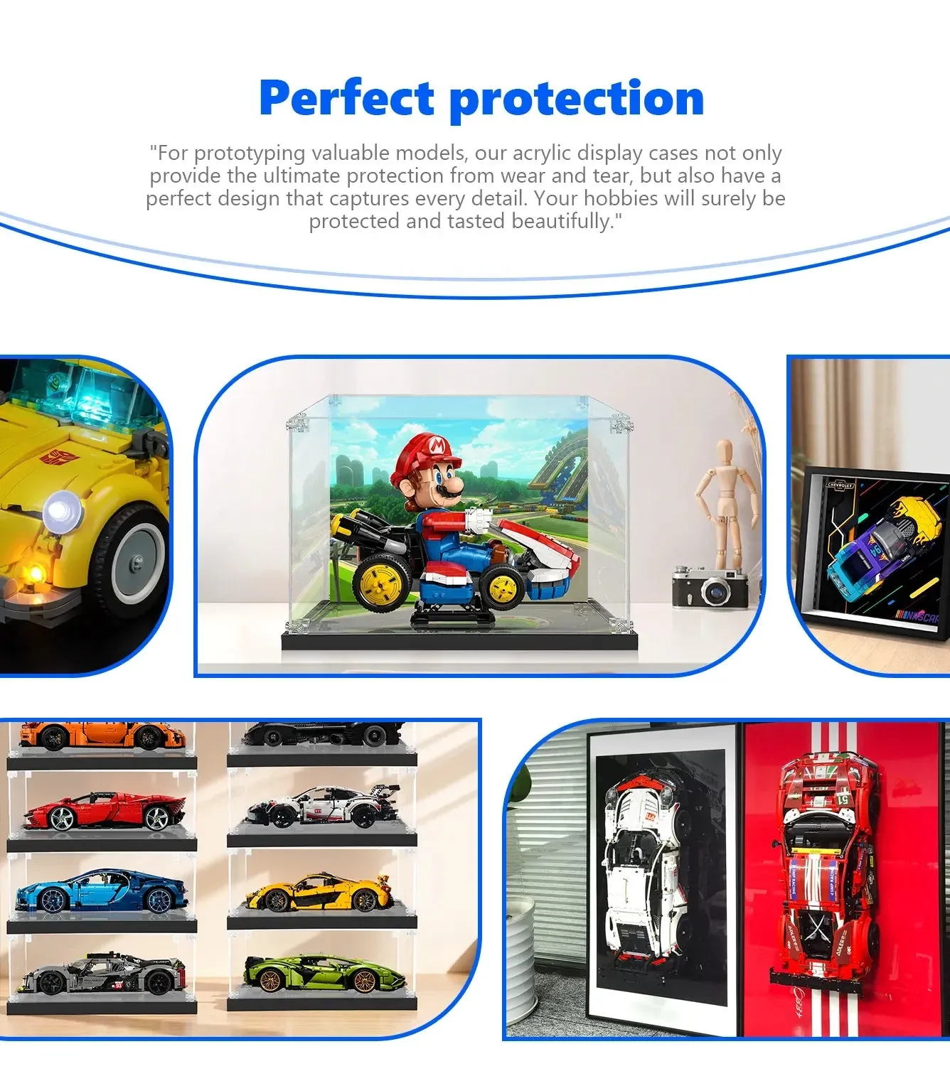 Vitrine für LEGO® Super Mario™ Mario Kart™ – Mario & Standard Kart 72037 — 4
