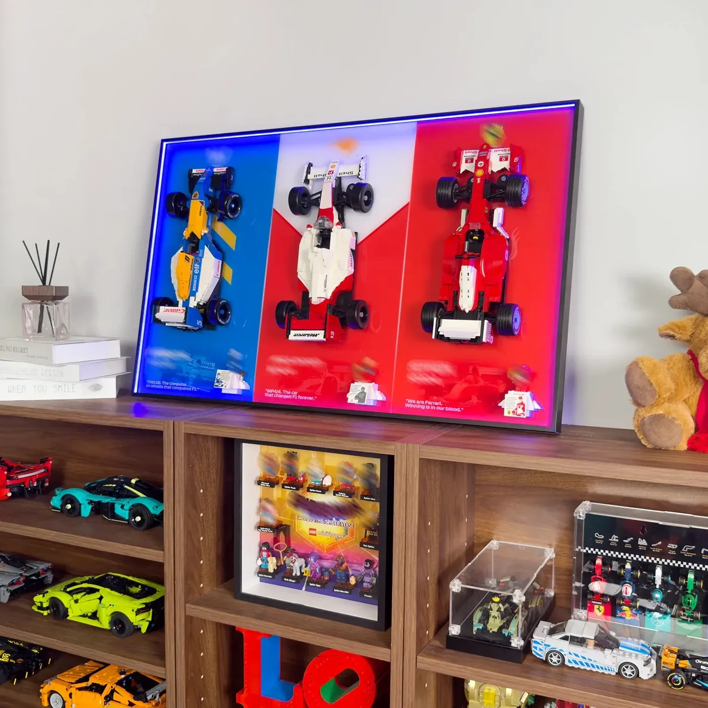 Displayrahmen für LEGO Icons F1 Legends 3-in-1 – Die Krönung des Motorsports — 10