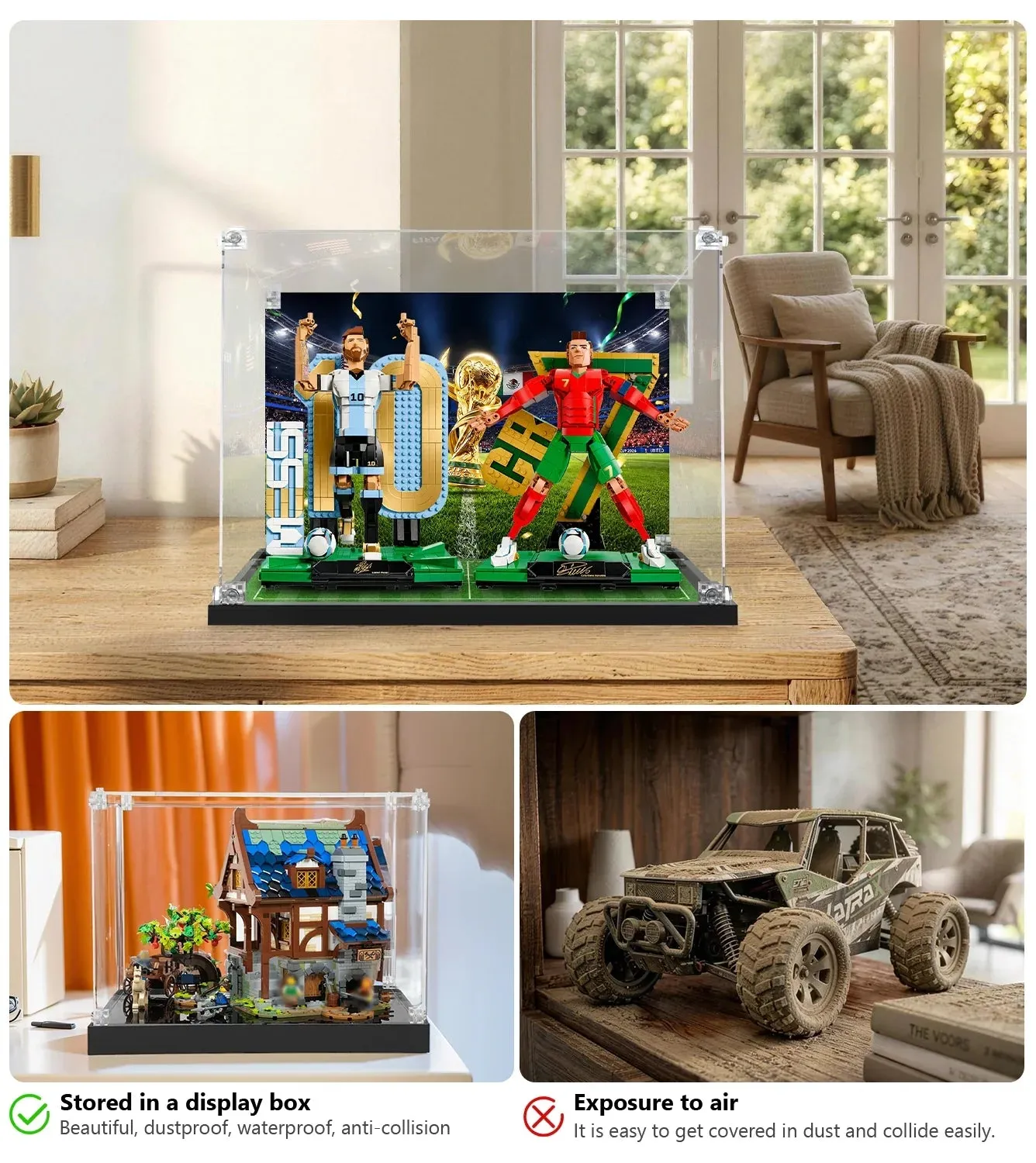 Monter för LEGO® Soccer Legends 43015 Lionel Messi & 43016 Cristiano Ronaldo — 2