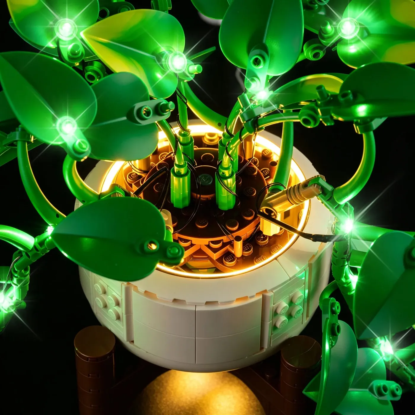 Premium apšvietimo rinkinys, suderinamas su LEGO Botanicals Hanging Golden Pothos 11512 — 10