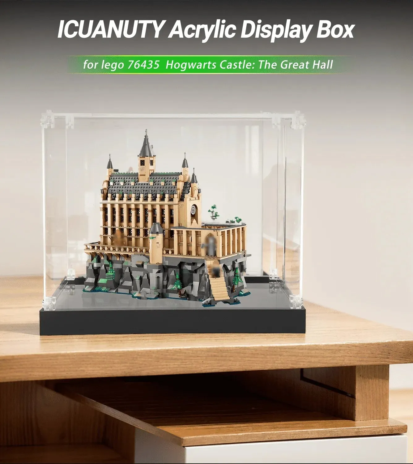 Eksponavimo dėžė LEGO Harry Potter Hogwarts Castle: The Great Hall 76435 — 2