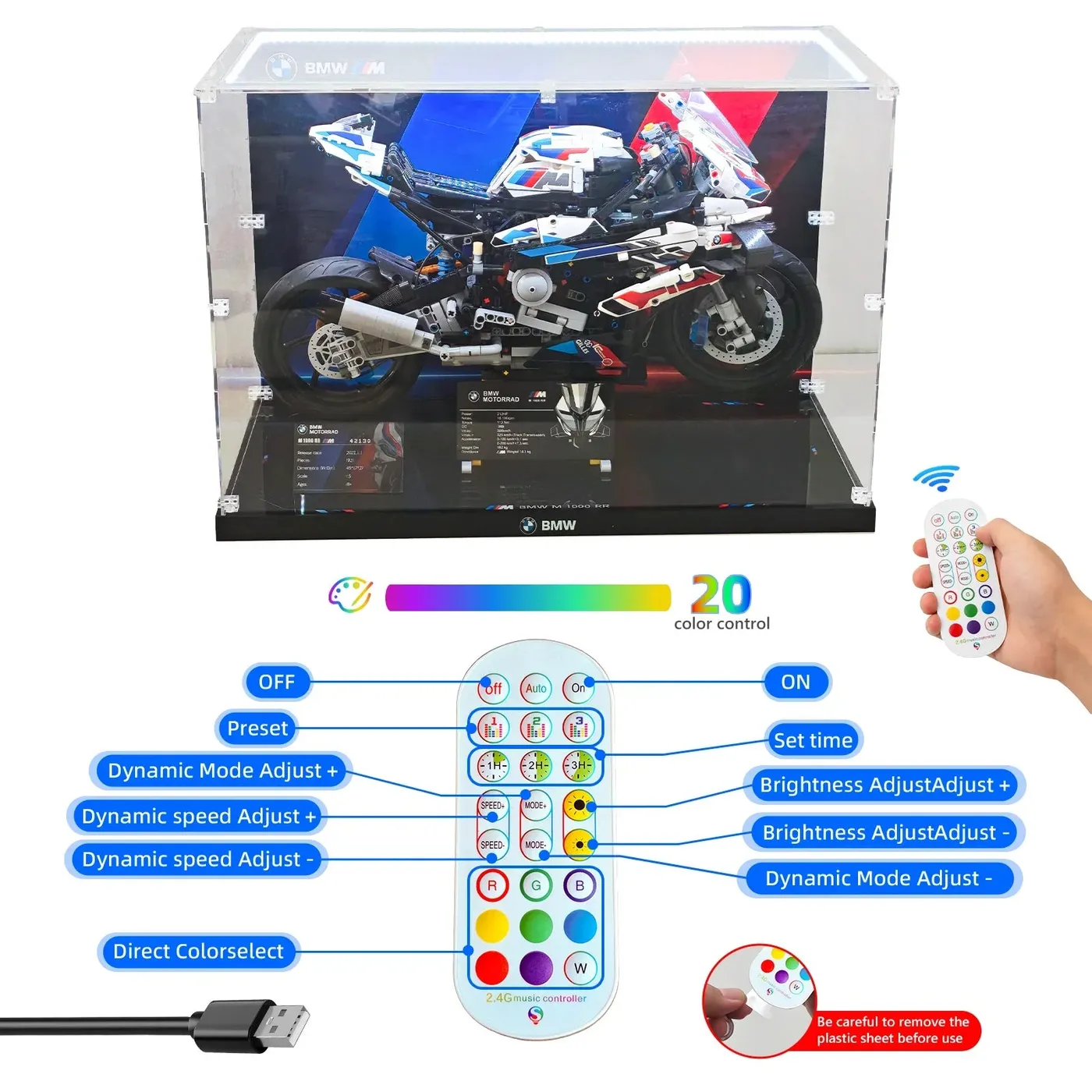Montrar för LEGO Technic™ BMW M 1000 RR 42130 — 7