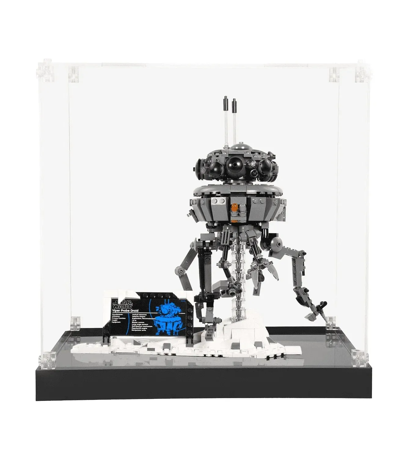 Vitrine für LEGO Star Wars Imperial Probe Droid 75306