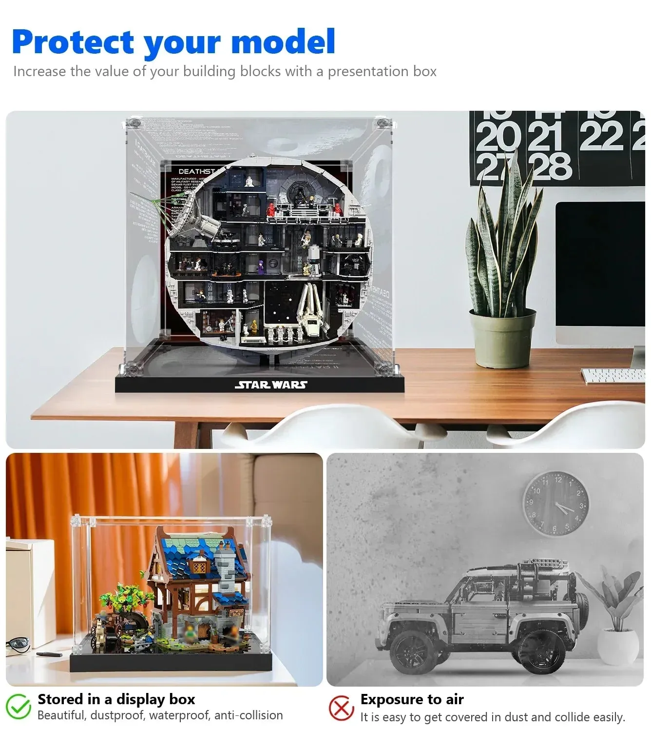 Premium-Acrylvitrine für LEGO® Star Wars™ Death Star™ 75419 — 8