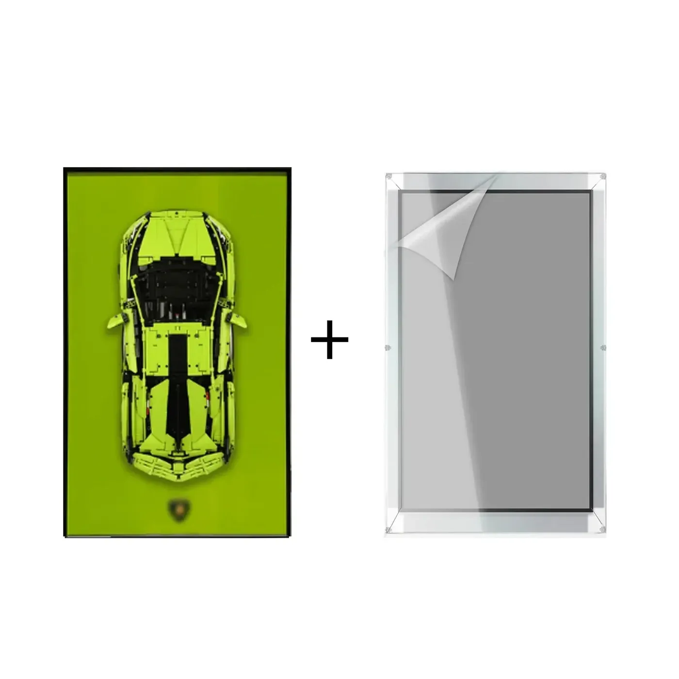 Display Wall Mount for LEGO 42115 Technic™ Lamborghini Sián FKP 37 — 13
