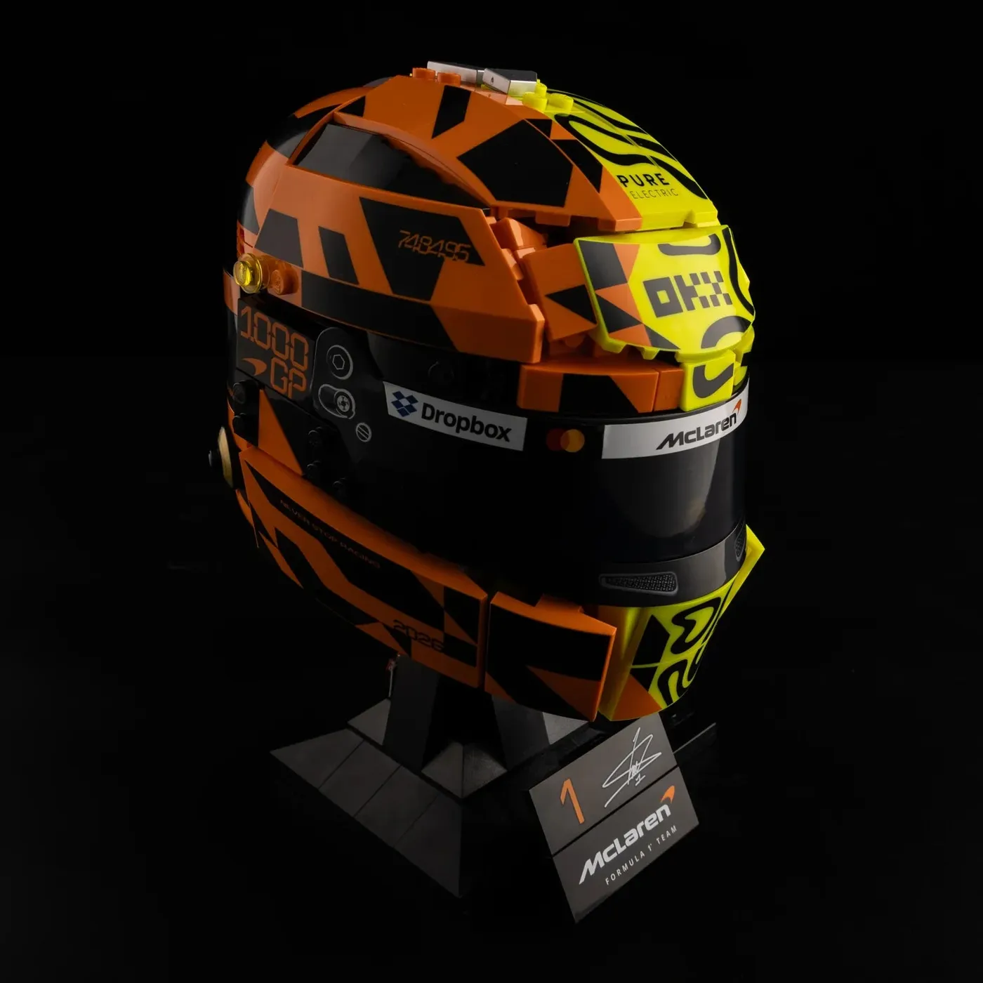 Premium belysningskit kompatibel med LEGO® Editions McLaren Mastercard F1® Team Lando Norris Helmet 43023 — 2