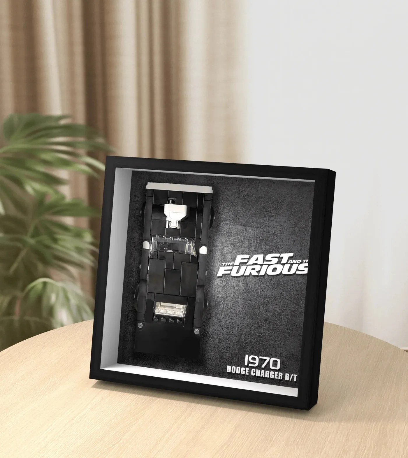 Auto-Displayrahmen für LEGO Speed Champions 1970 Dodge Charger 76912