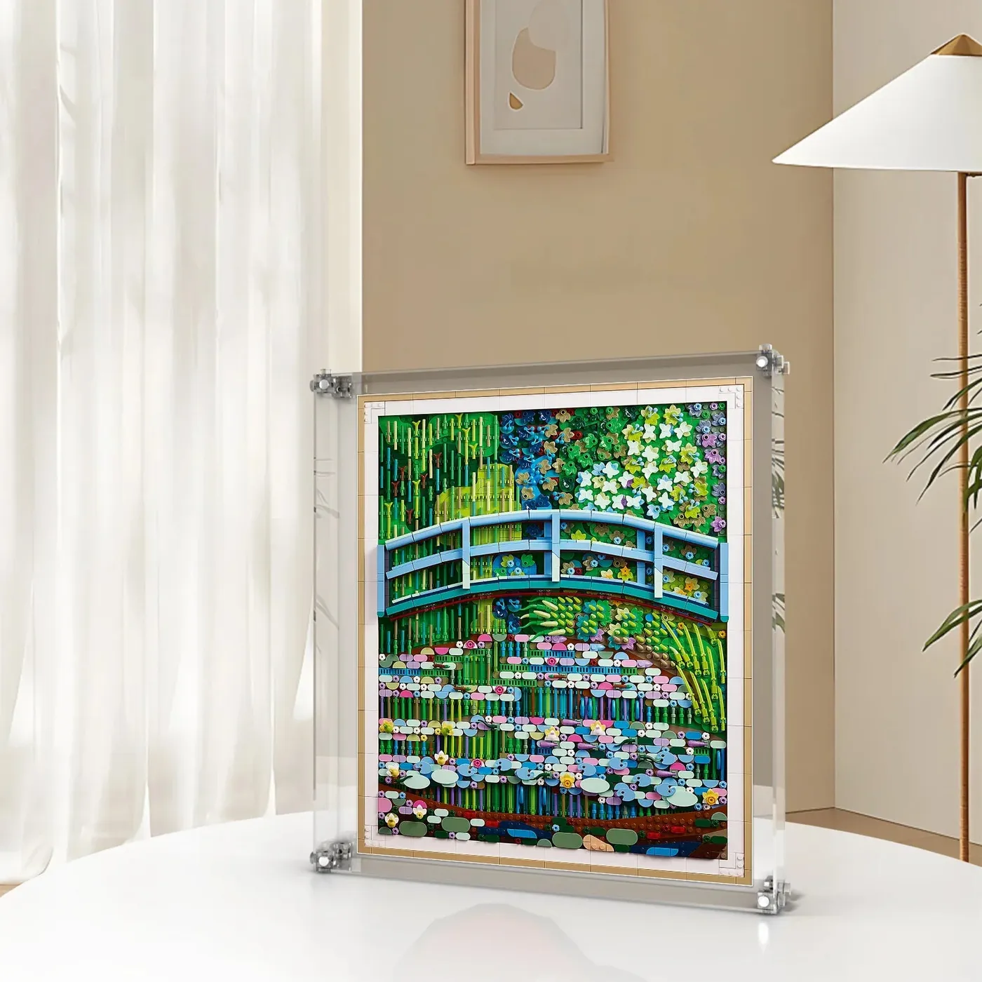 Vitrine kompatibel mit LEGO® Art Claude Monet – Bridge over a Pond of Water Lilies 31220 — 2