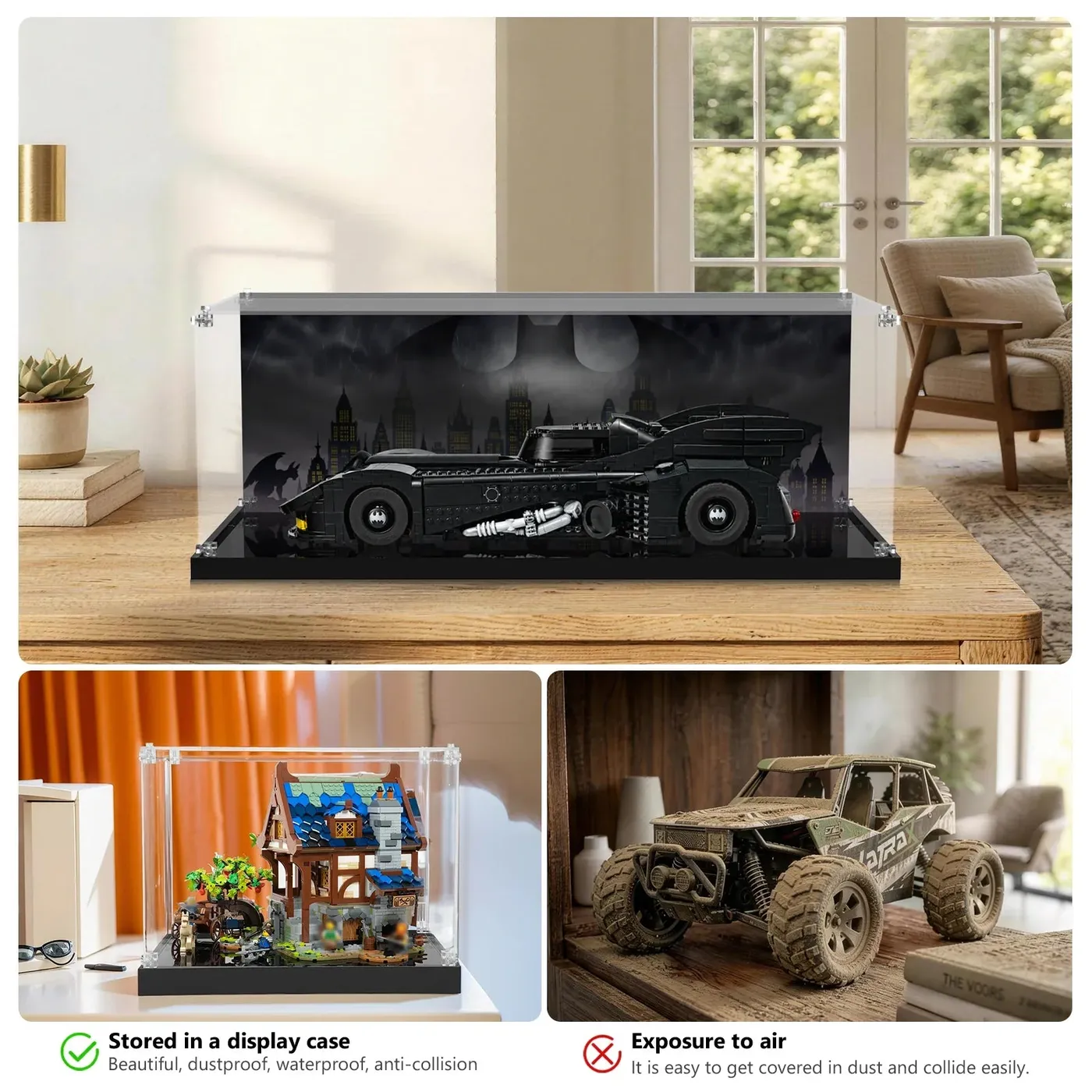 Vitrine für LEGO Batman™ Batman Returns™ Batmobile™ 76355 — 8