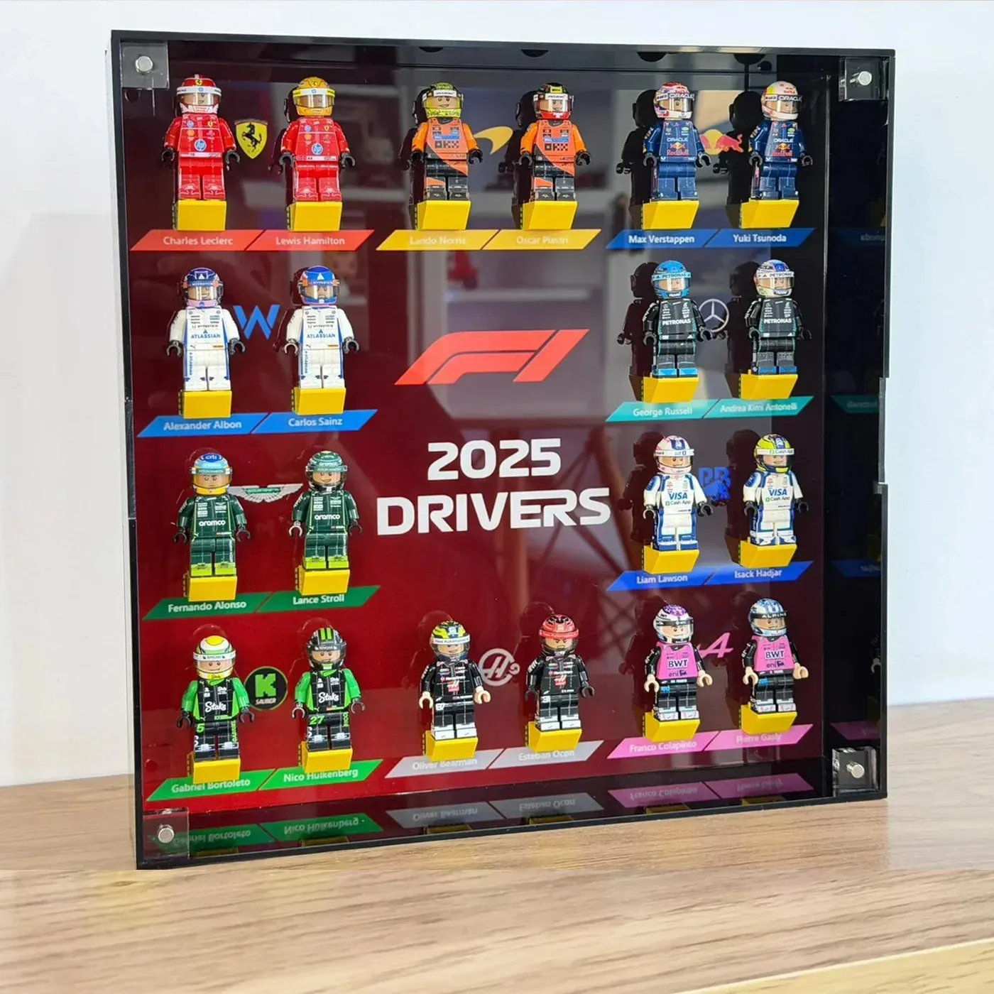 Bilderrahmen für MOC Speed Champion Fahrerfiguren 2025 — 4