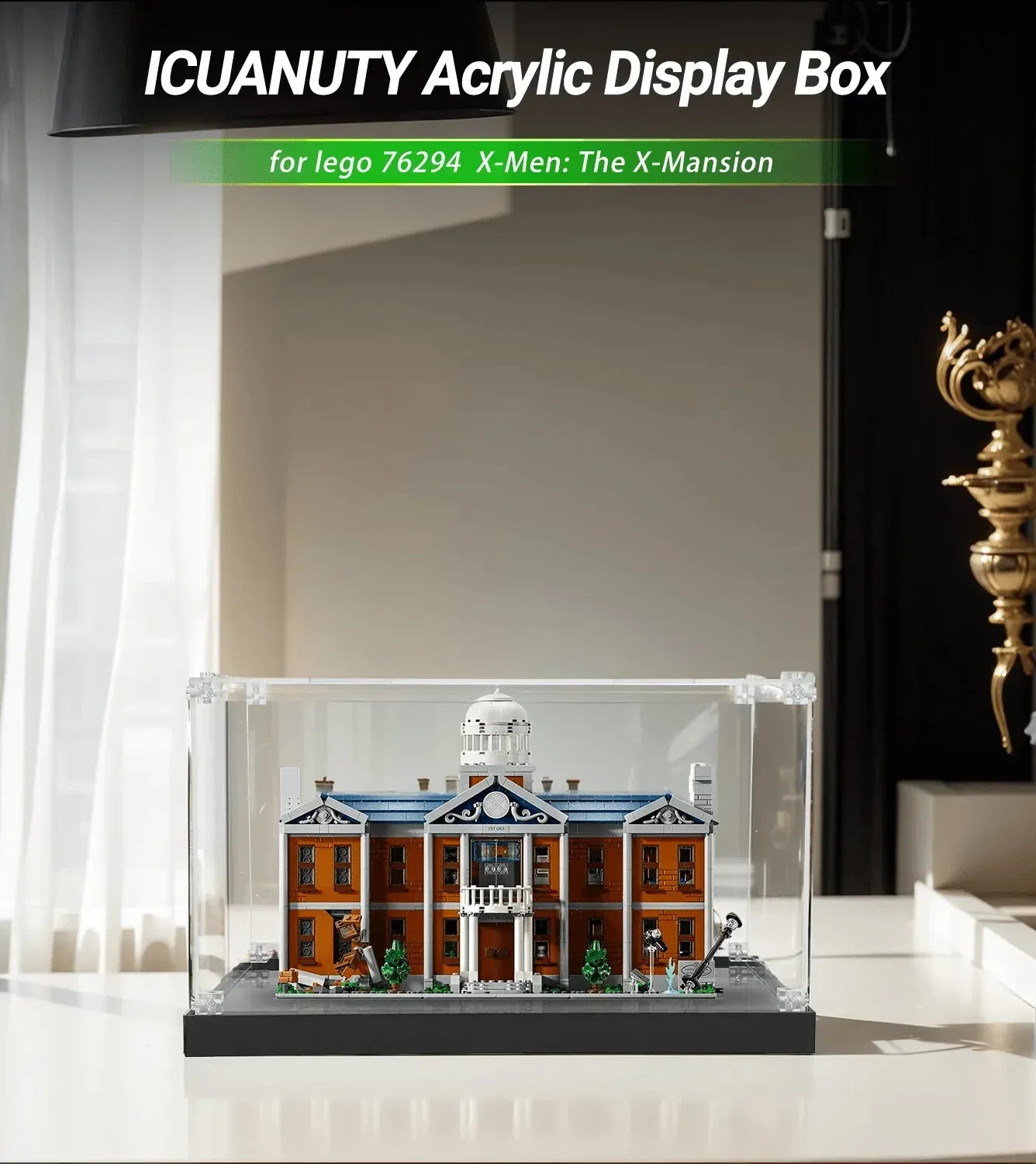 Vitrine für LEGO Marvel X-Men: The X-Mansion 76294 — 3