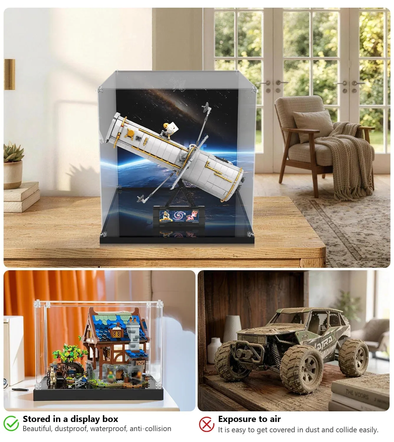 Vitrine für LEGO® Icons Hubble Space Telescope 11382 — 7