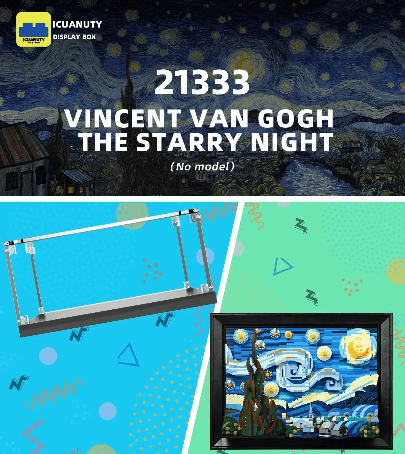 KABO-Eksponavimo dėžė Lego van Gogh - The Starry Night 21333 — 6