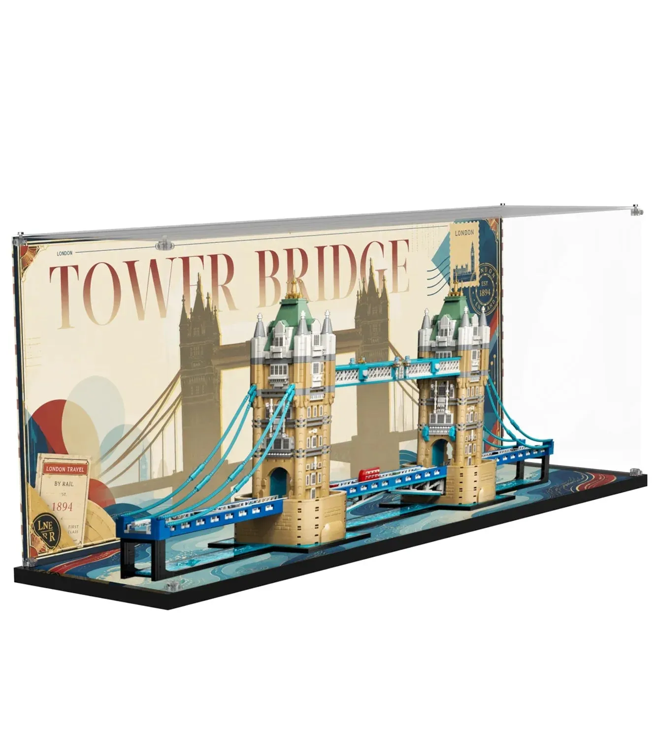 Vitrine für LEGO Architecture Tower Bridge 21067 — 3