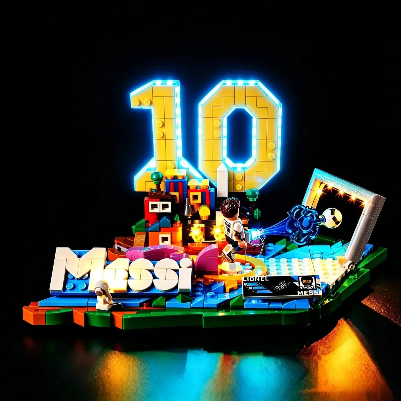 Premium Light Kit Compatible with LEGO® Editions Lionel Messi – Soccer Highlights 43011 — 8