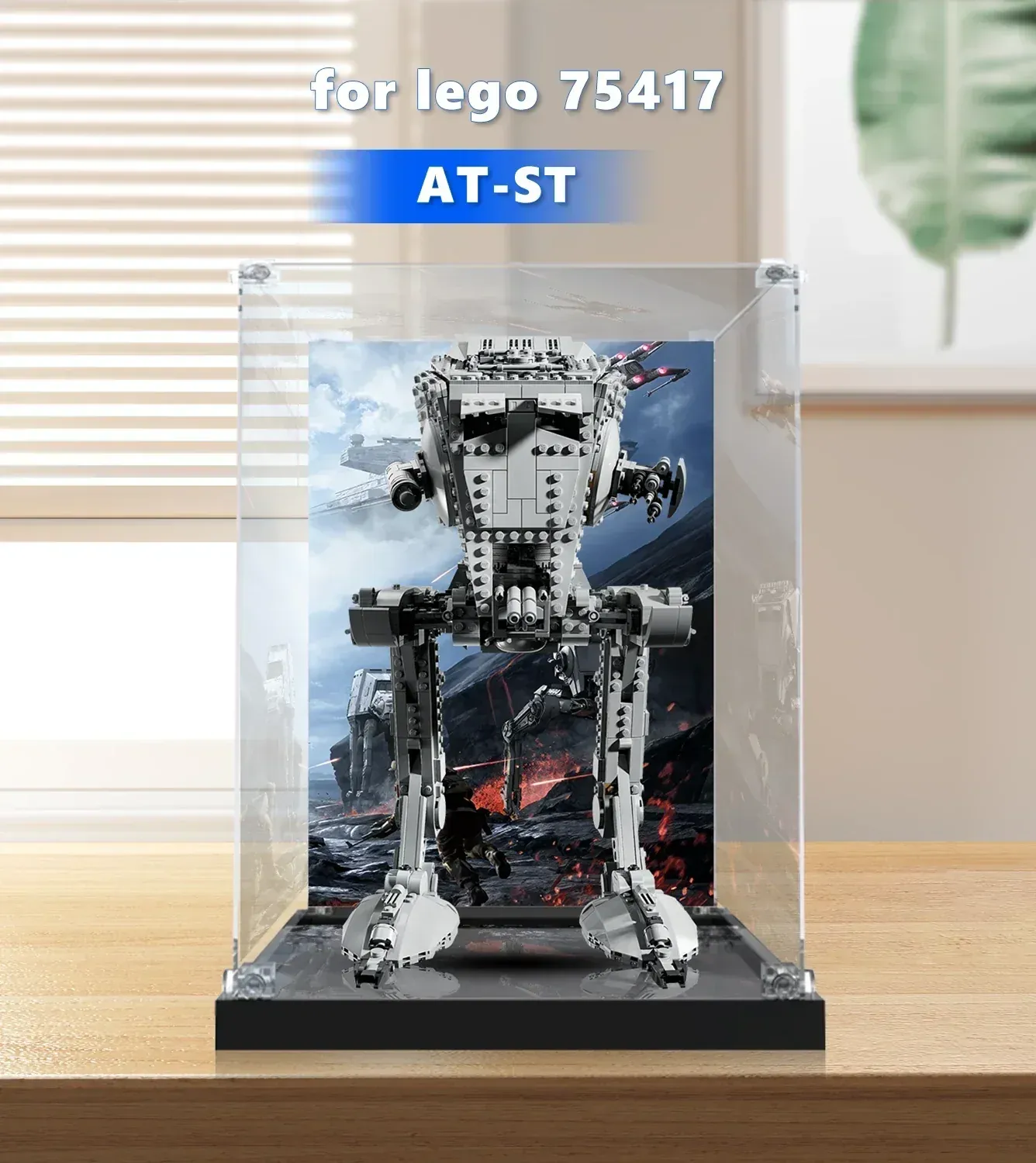 Vitrine für LEGO® Star Wars AT-ST Walker 75417 — 10