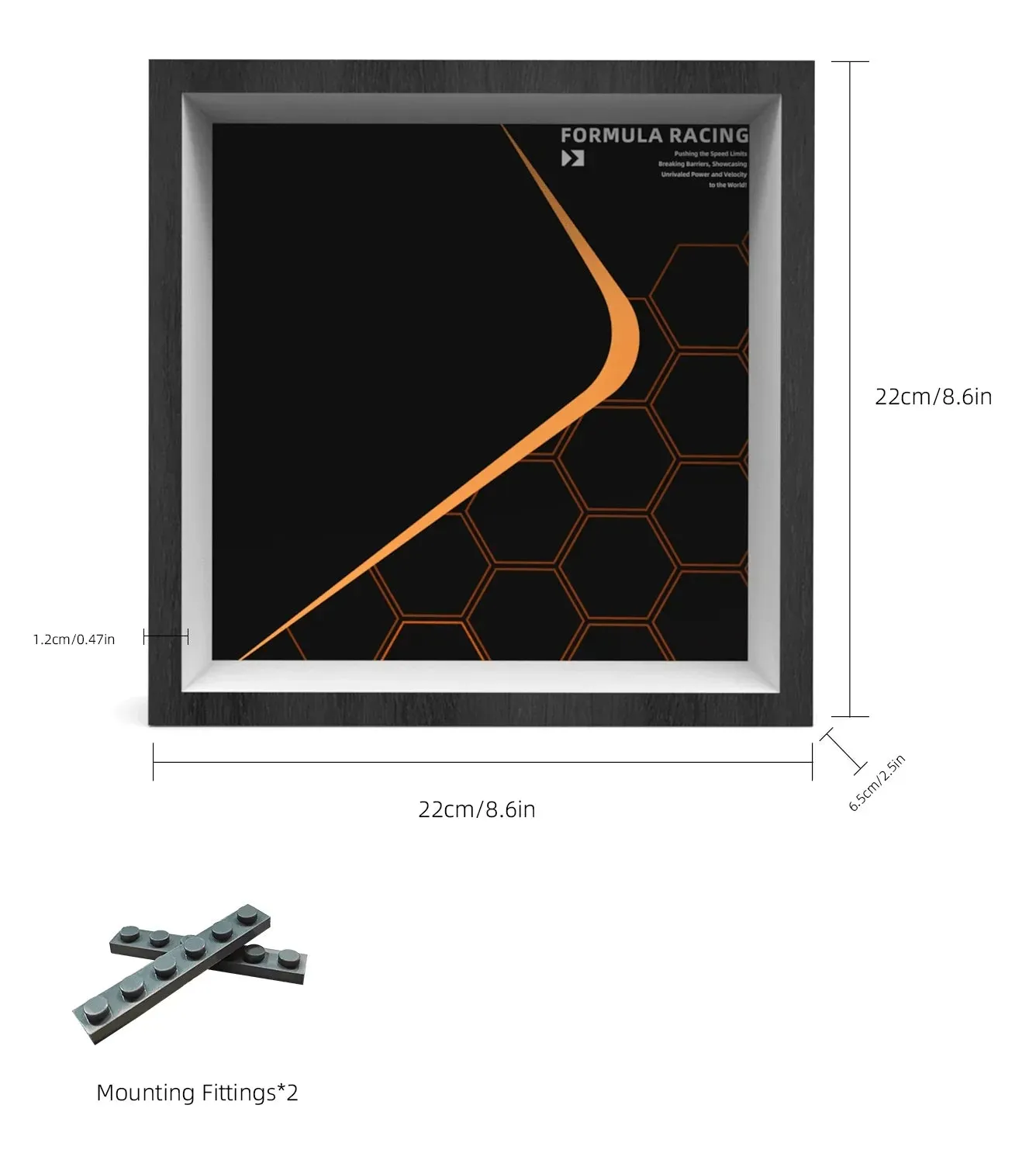 Display Frame for Lego Speed Champions 2023 McLaren Formula 1 Race Car 76919 — 4