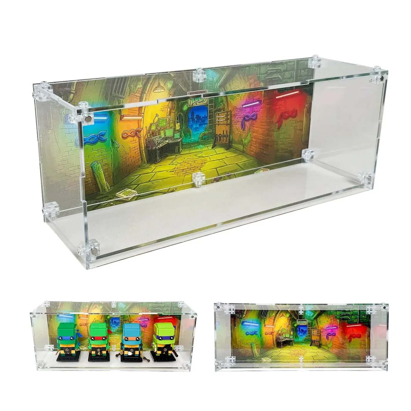 Vitrine für LEGO® BrickHeadz™ Teenage Mutant Ninja Turtles 40878 — 5