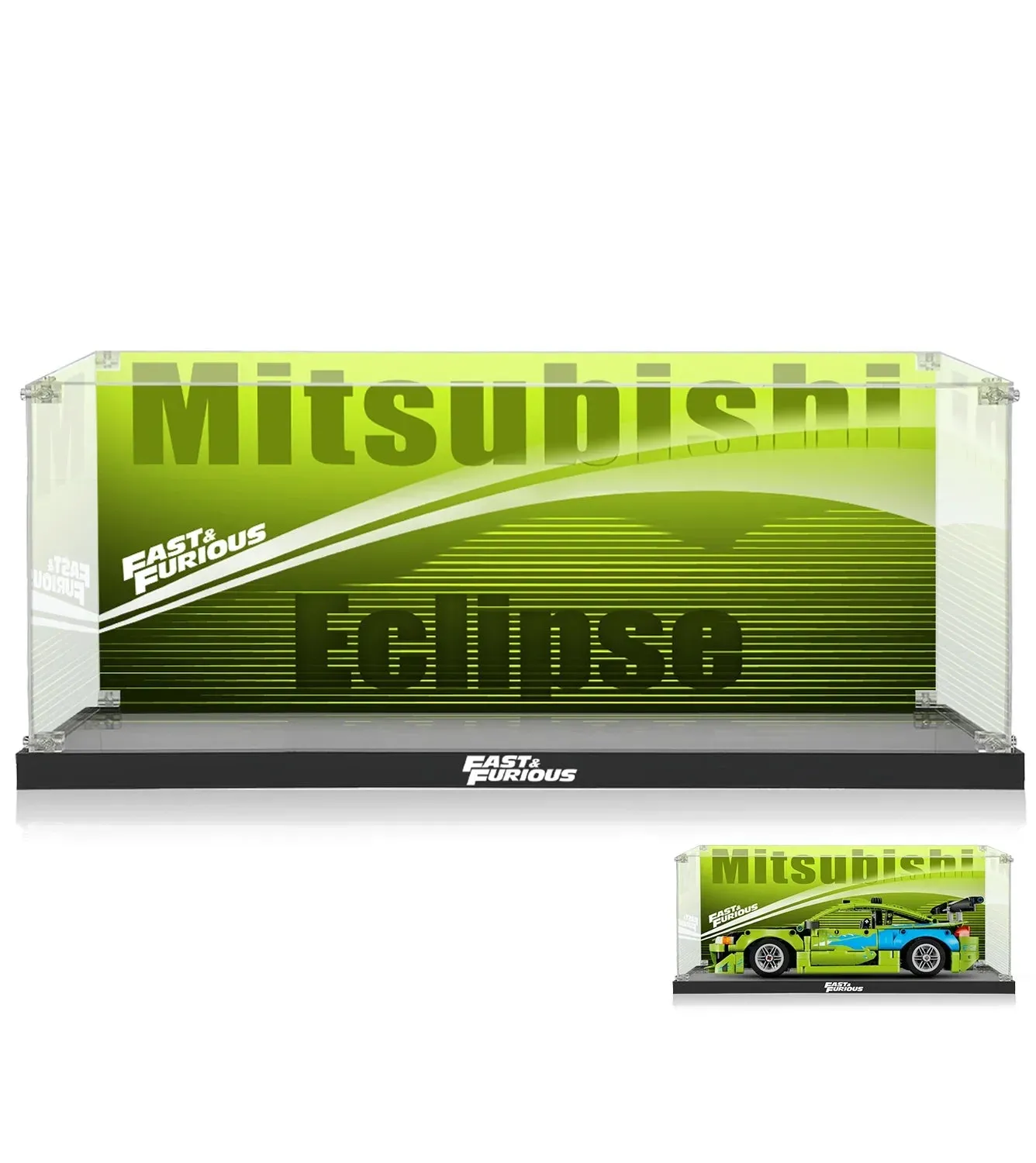 Vitrine für LEGO® Technic™ Fast Furious Mitsubishi Eclipse (42229) — 9