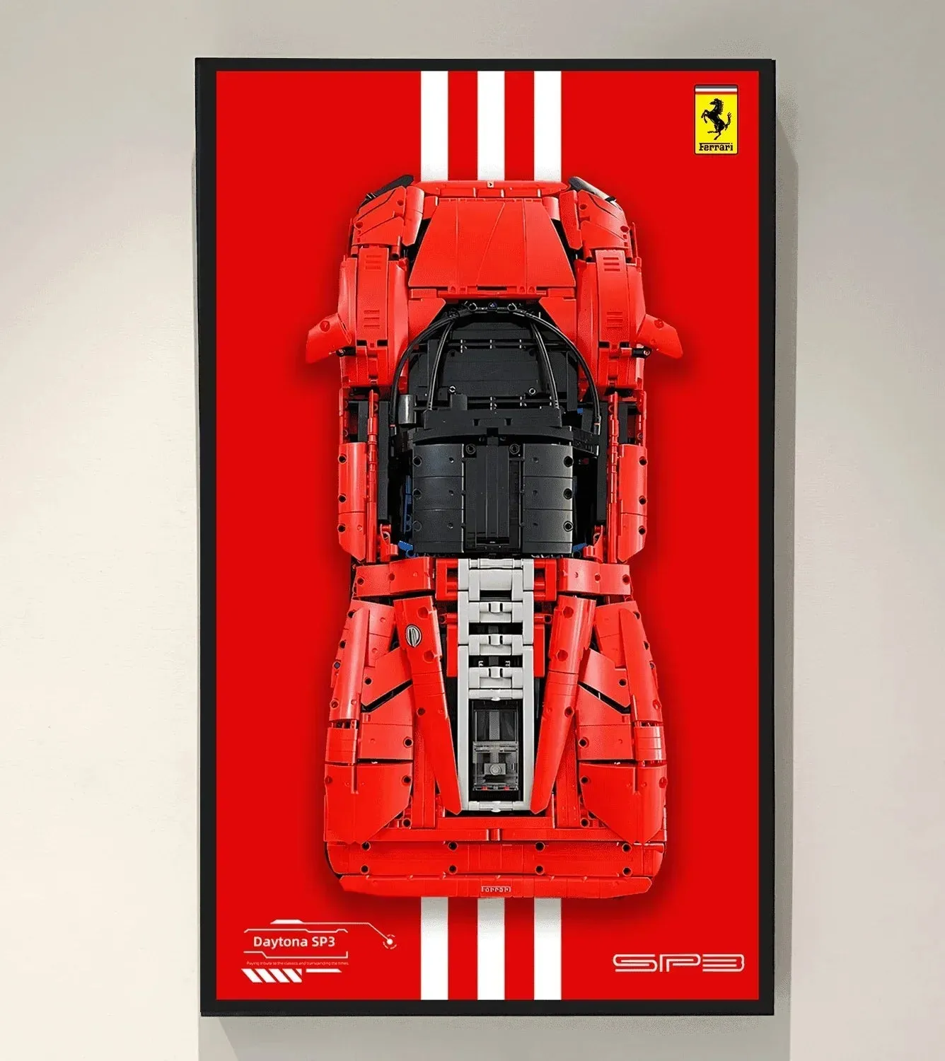 Ramka ekspozycyjna na ścianę do LEGO 42143 Technic™ Ferrari Daytona SP3 — 2