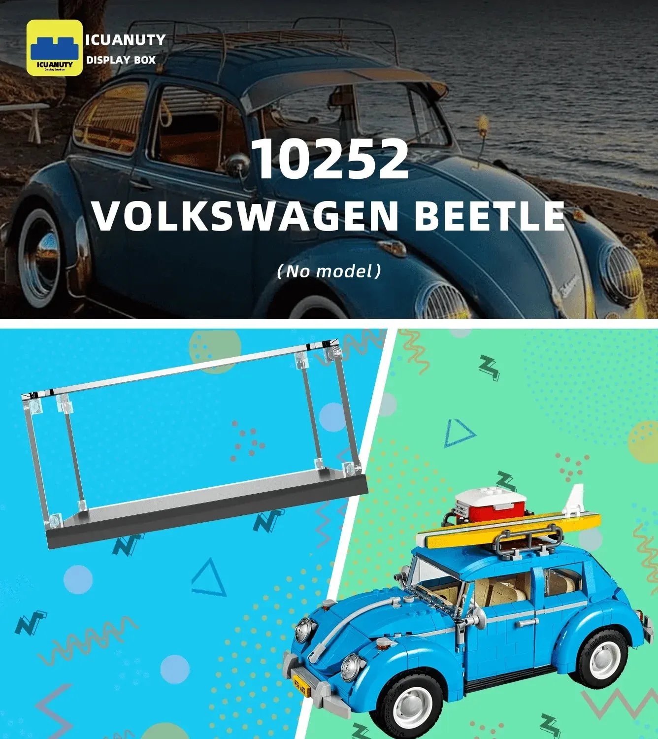 Eksponavimo dėžė LEGO Creator Volkswagen Beetle 10252 — 4