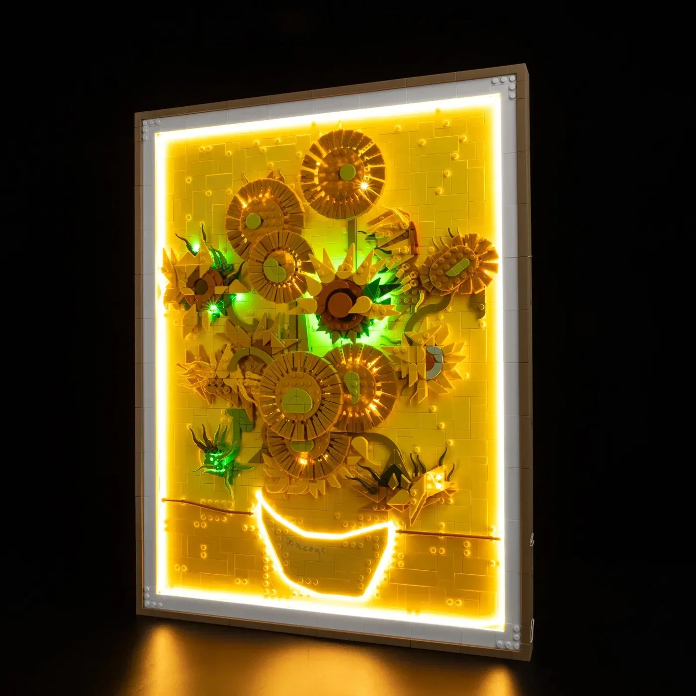 Apšvietimo rinkinys Lego Art Vincent van Gogh – Sunflowers 31215